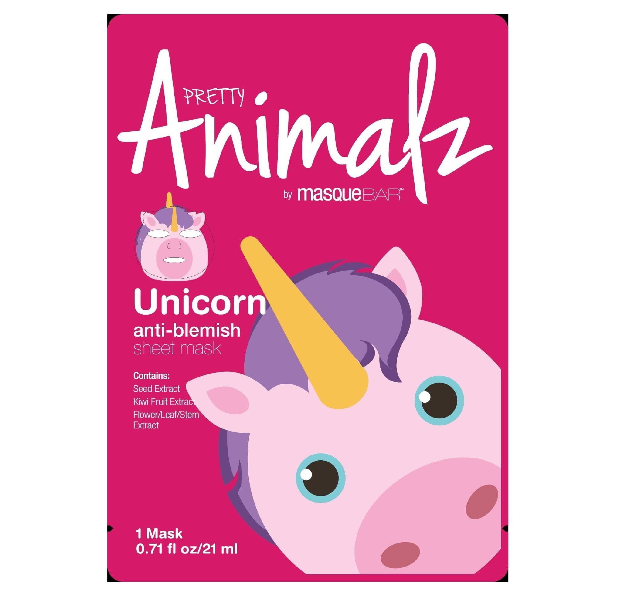 Unicorn Anti-Blemish Sheet Mask, pack of 1
