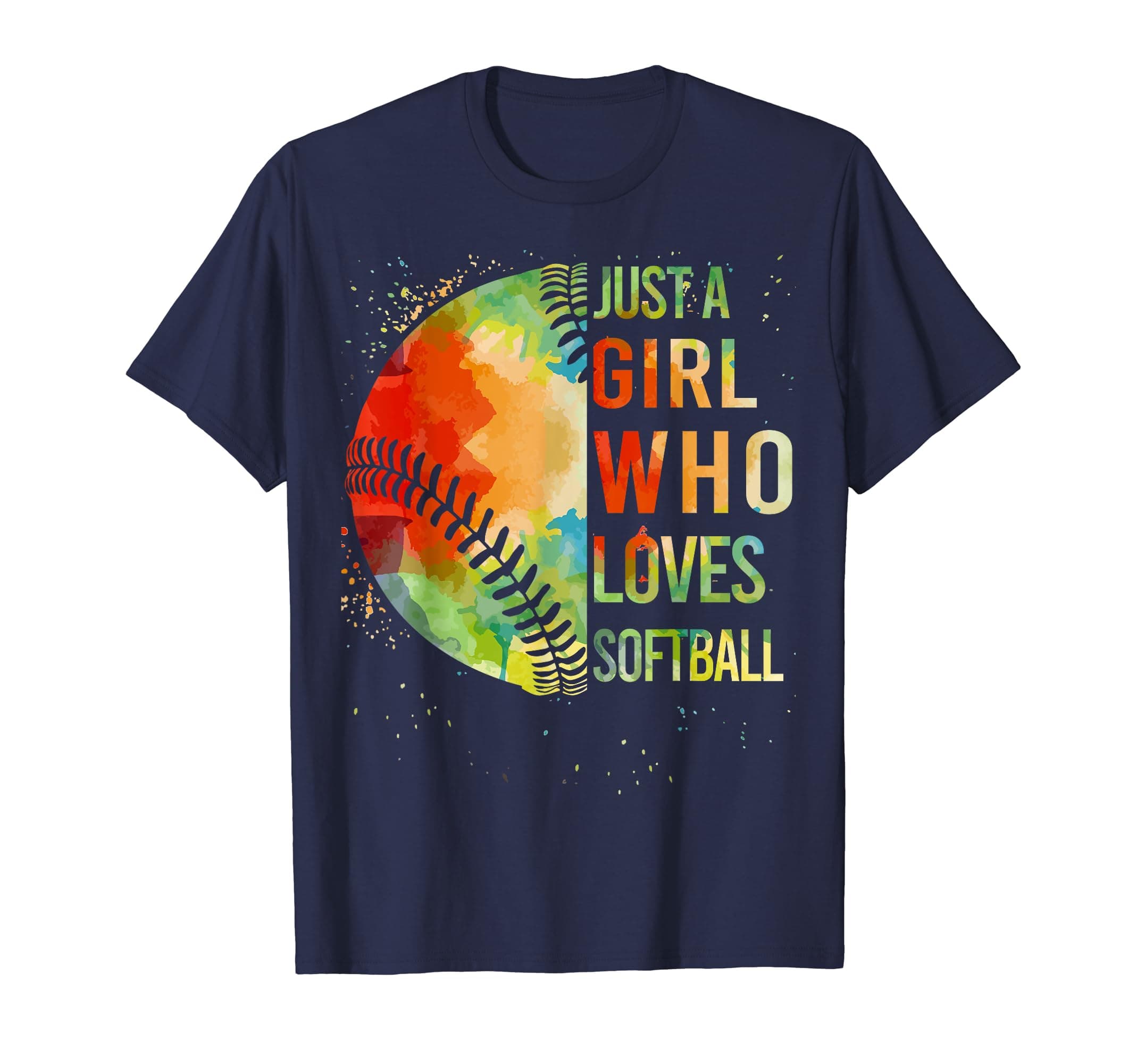 CATGirl Who Love Softball-Shirt Catcher Pitcher Cute Mom Women T-Shirt