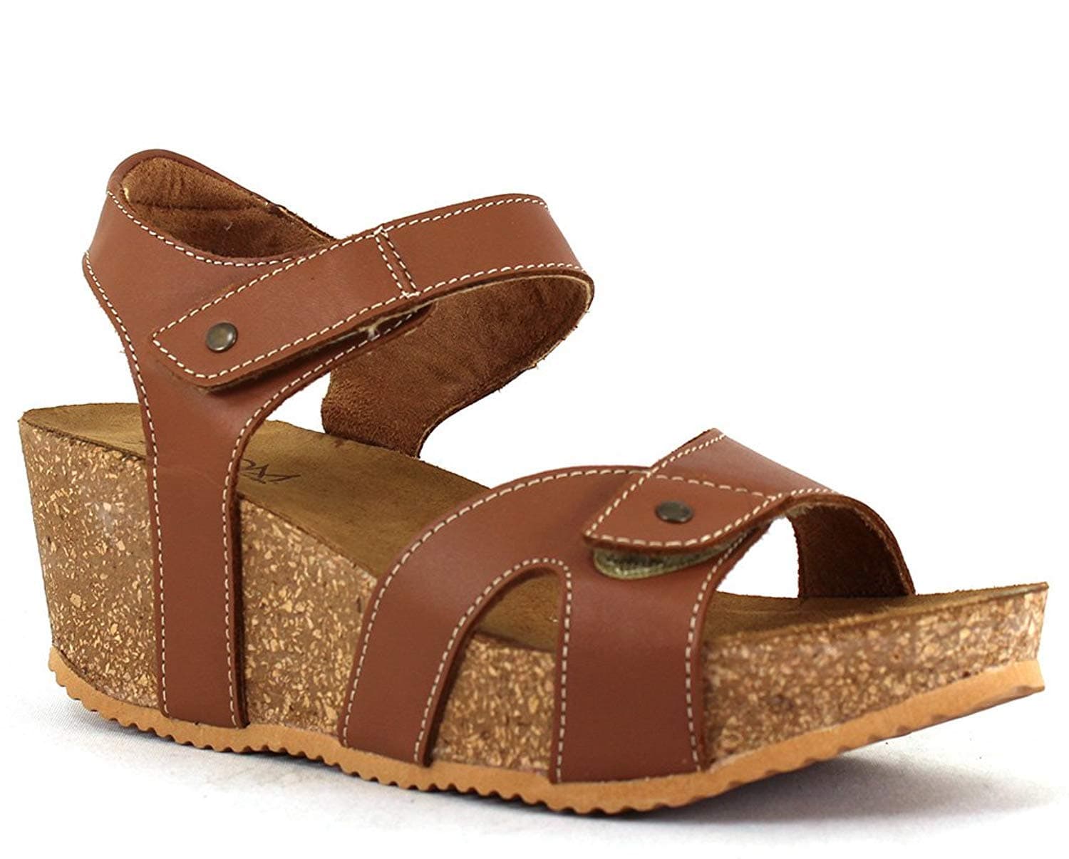 AXXIOM Womens Brook Open Toe Casual Platform Sandals