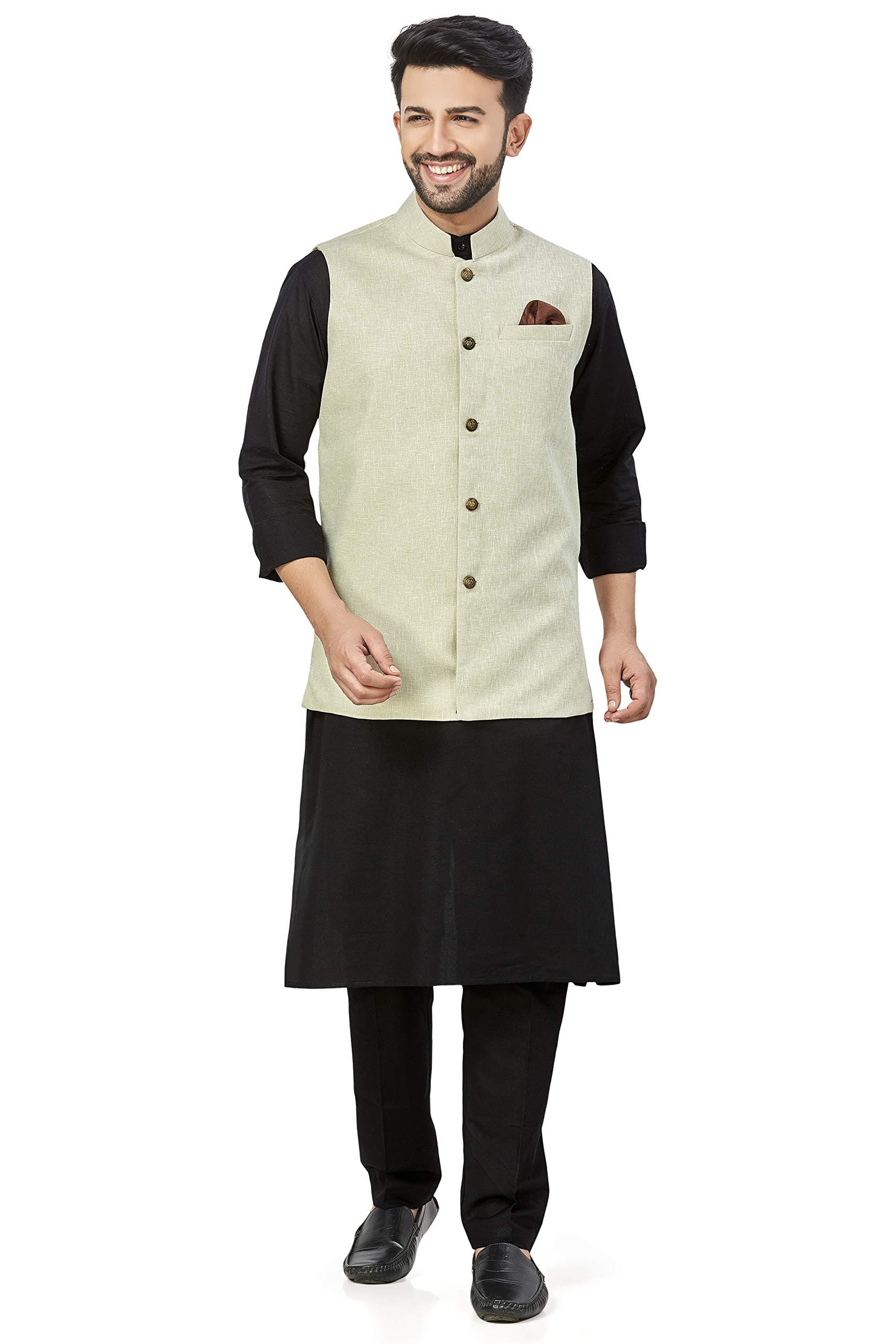 BE ACTIVE Mens Nehru Jacket For Men|| Linen Waistcoat for Ocassion|| Mens Nehru Jacket