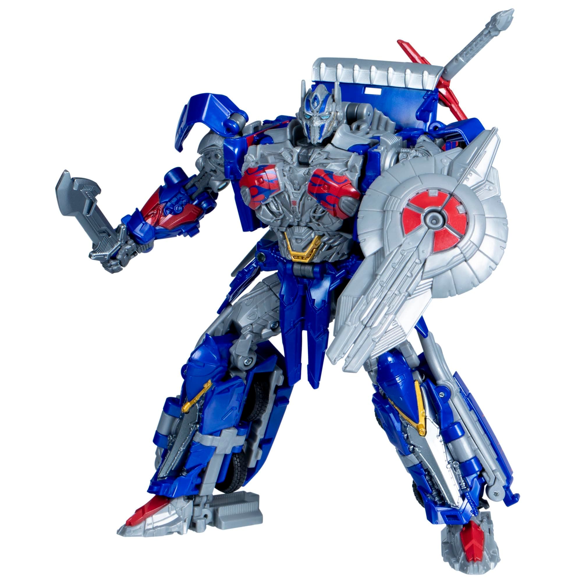 Toys Studio Series Leader Class Age of Extinction Optimus Prime, 8.5-inch Converting Action Figure, Ages 8+