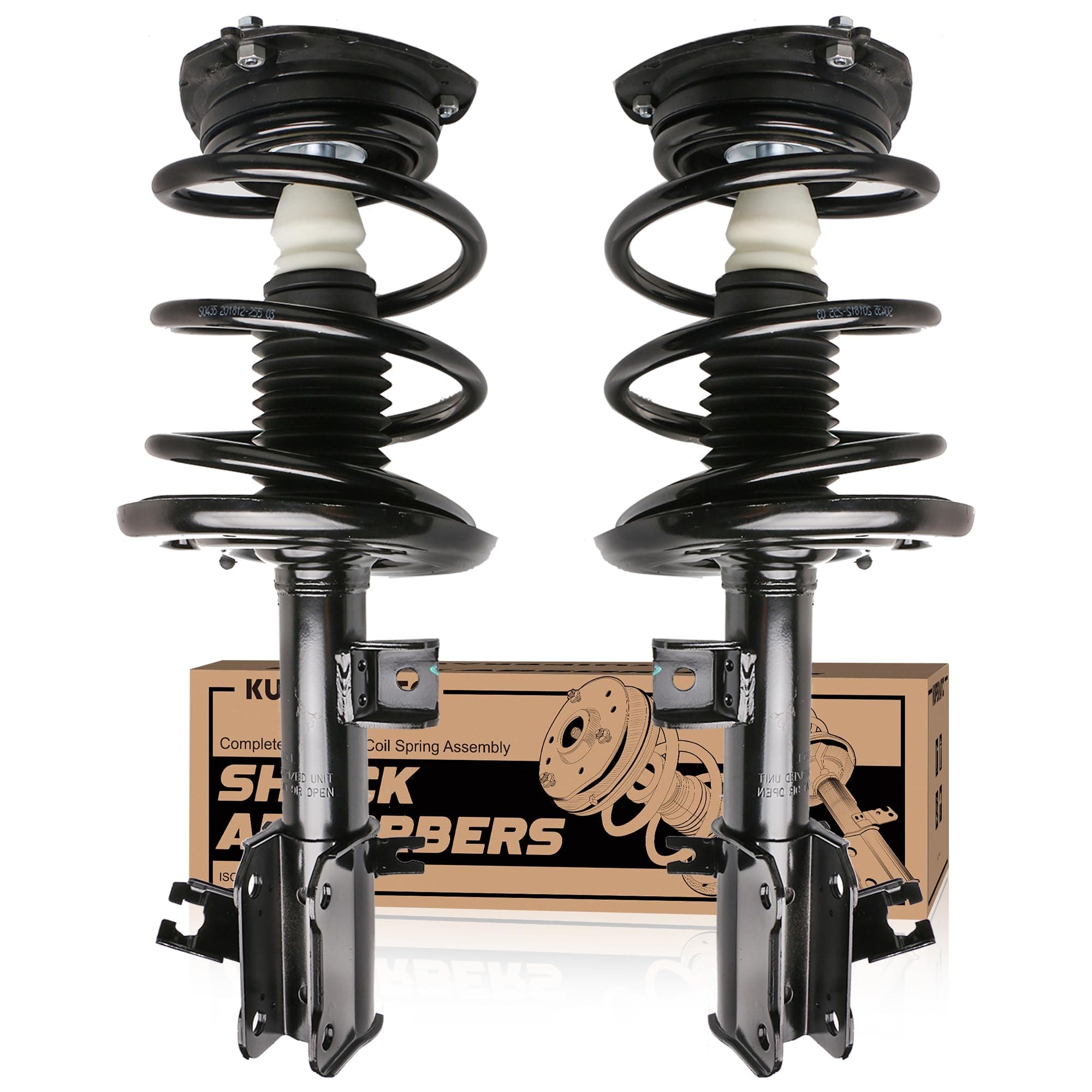Pair Front Complete Struts Assembly 172392 Compatible for 2007-2012 Nissan Altima Coupe/Sedan 2.5L Replacement Coil Spring Shock Absorbers (2PCS)