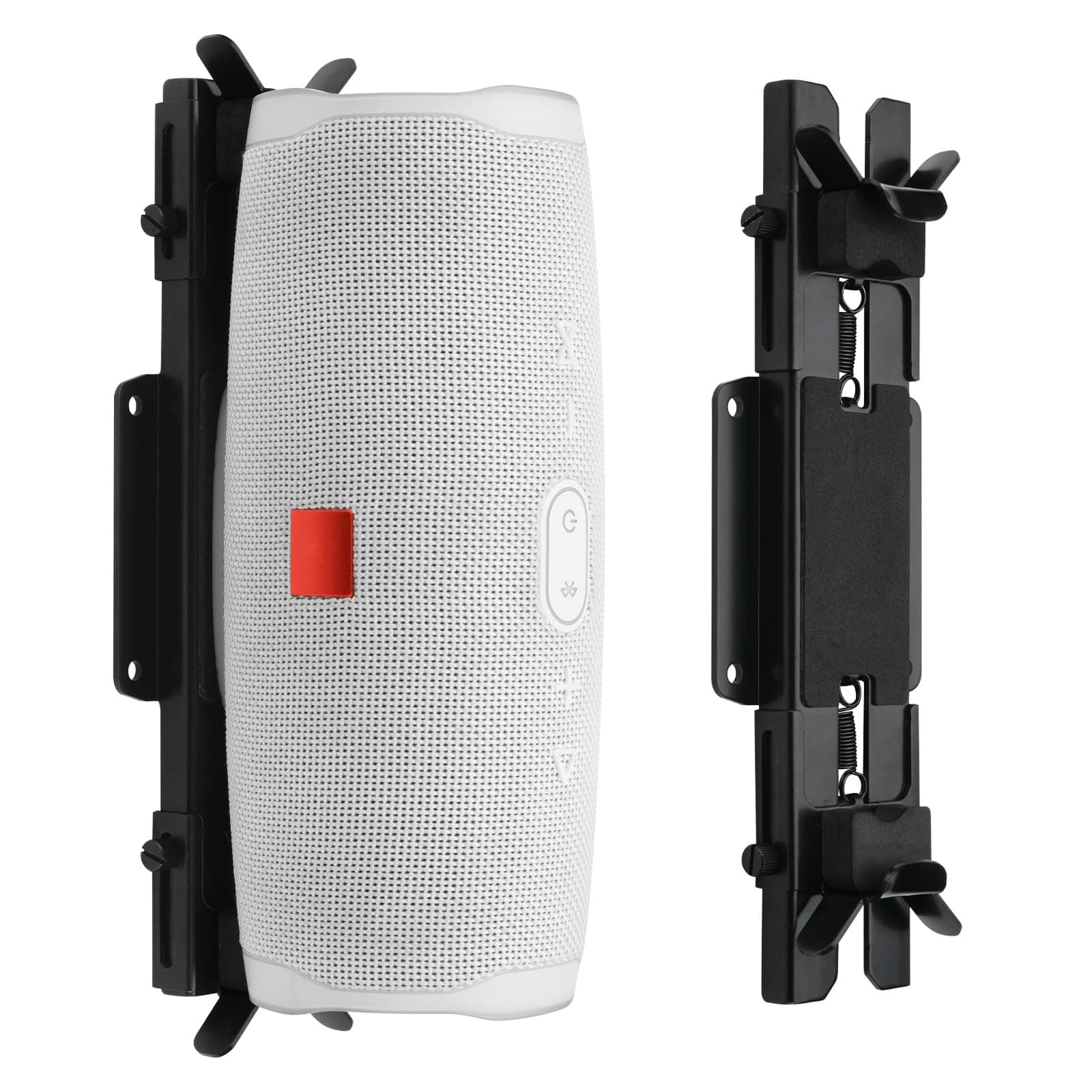 Speaker Mount Wall Ceiling Mount for JBL Charge 4/Charge 5/Flip 6/Flip 5, Wall Bracket Metal Holder for Speaker from 6.85 to 9.2 inches (Black)