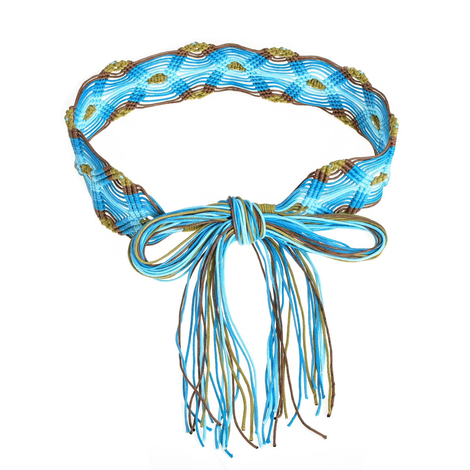 ILuvatar Women's Bohemian Style Rope Braid Waist Belt U33