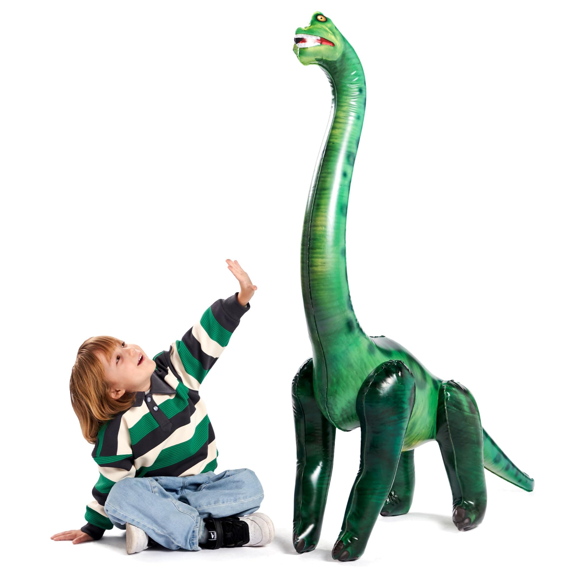 JOYIN 129cm Brachiosaurus Inflatable Dinosaur Toy for Party Decorations, Birthday Party Gift, Gift for Kids and Adults