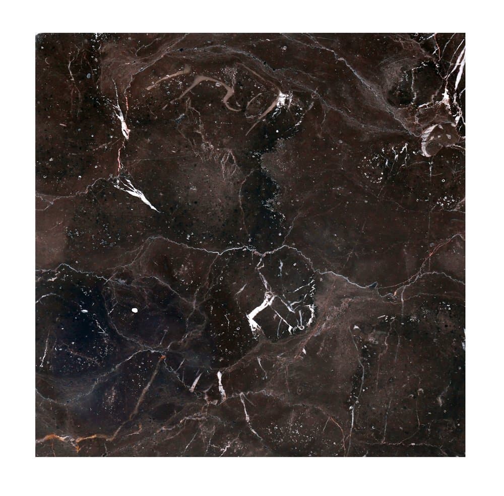 Polished Stones,Sample Marble Flooring Chinese Dark Emperador Flooring Tile Floor Tiles for Bedroom (4x4 inch Sample 1pc)
