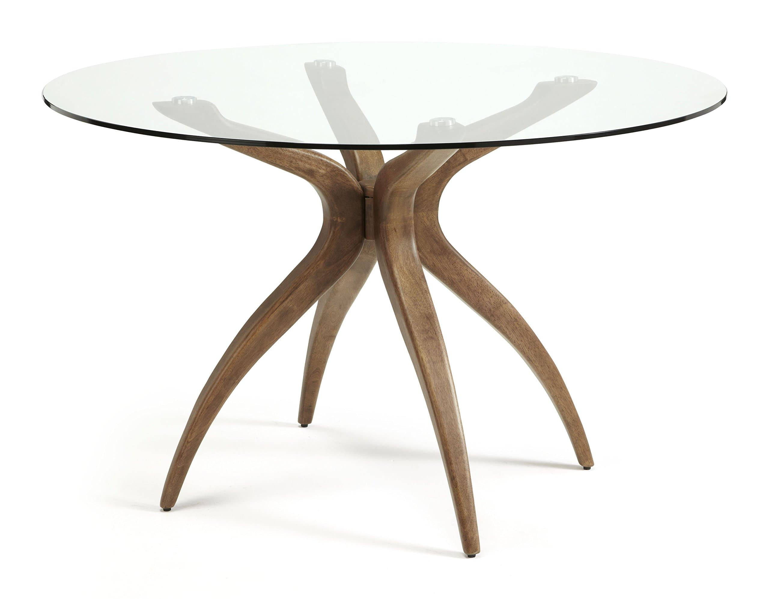 Stratford Walnut Round Fixed Dining Table
