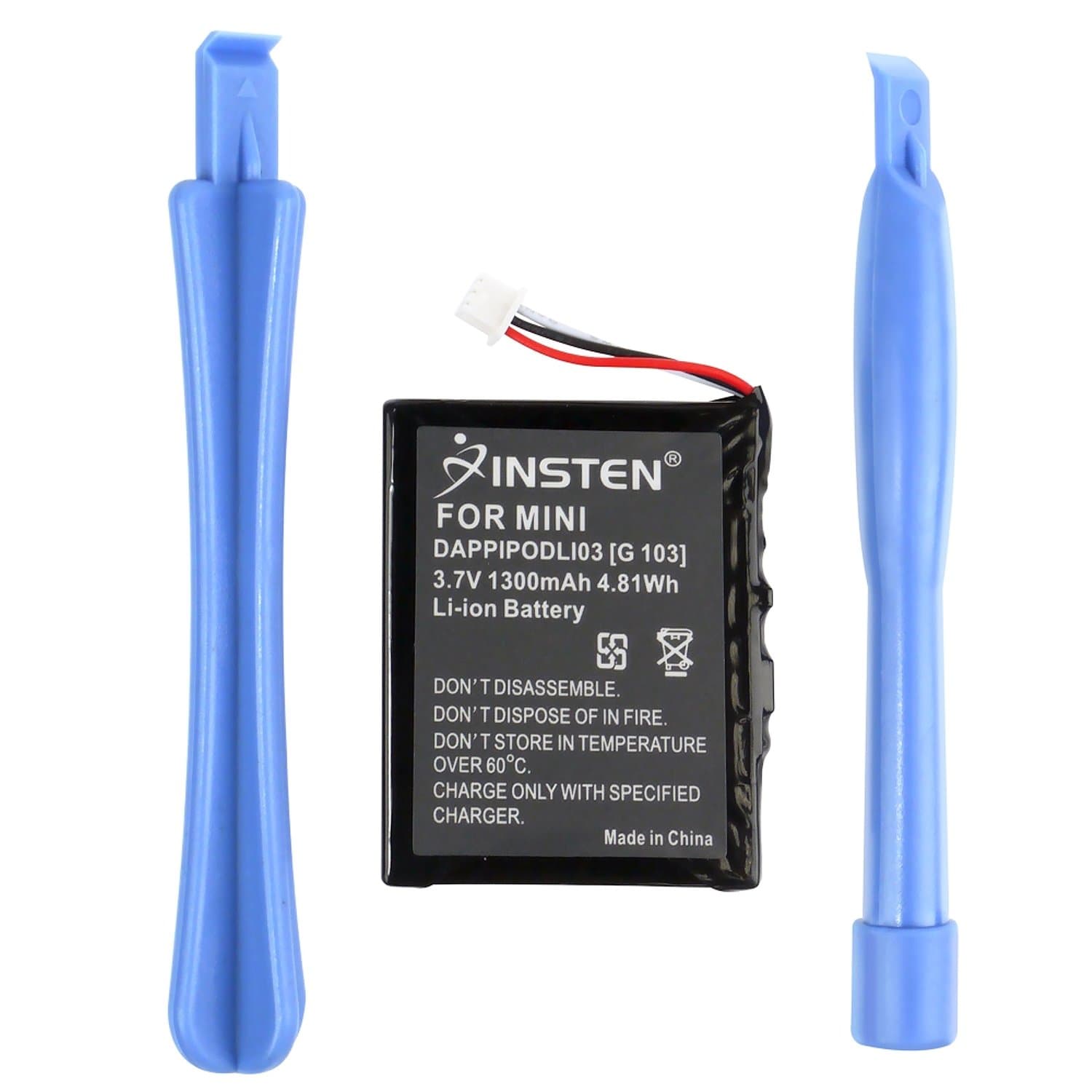 Insten 1300mAh Battery and Screwdriver for 4GB/6GB iPod mini