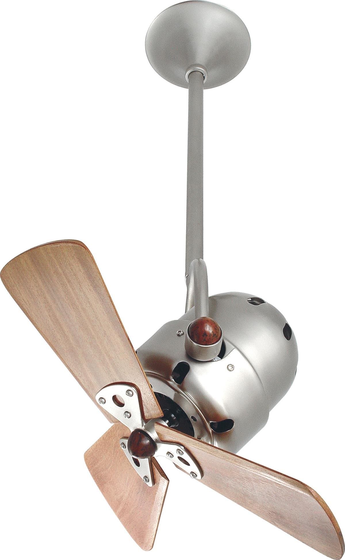 Matthews Fan CompanyBD-BN-WD Matthews-Gerbar Bianca Direcional Indoor Ceiling Fan Brushed Nickel