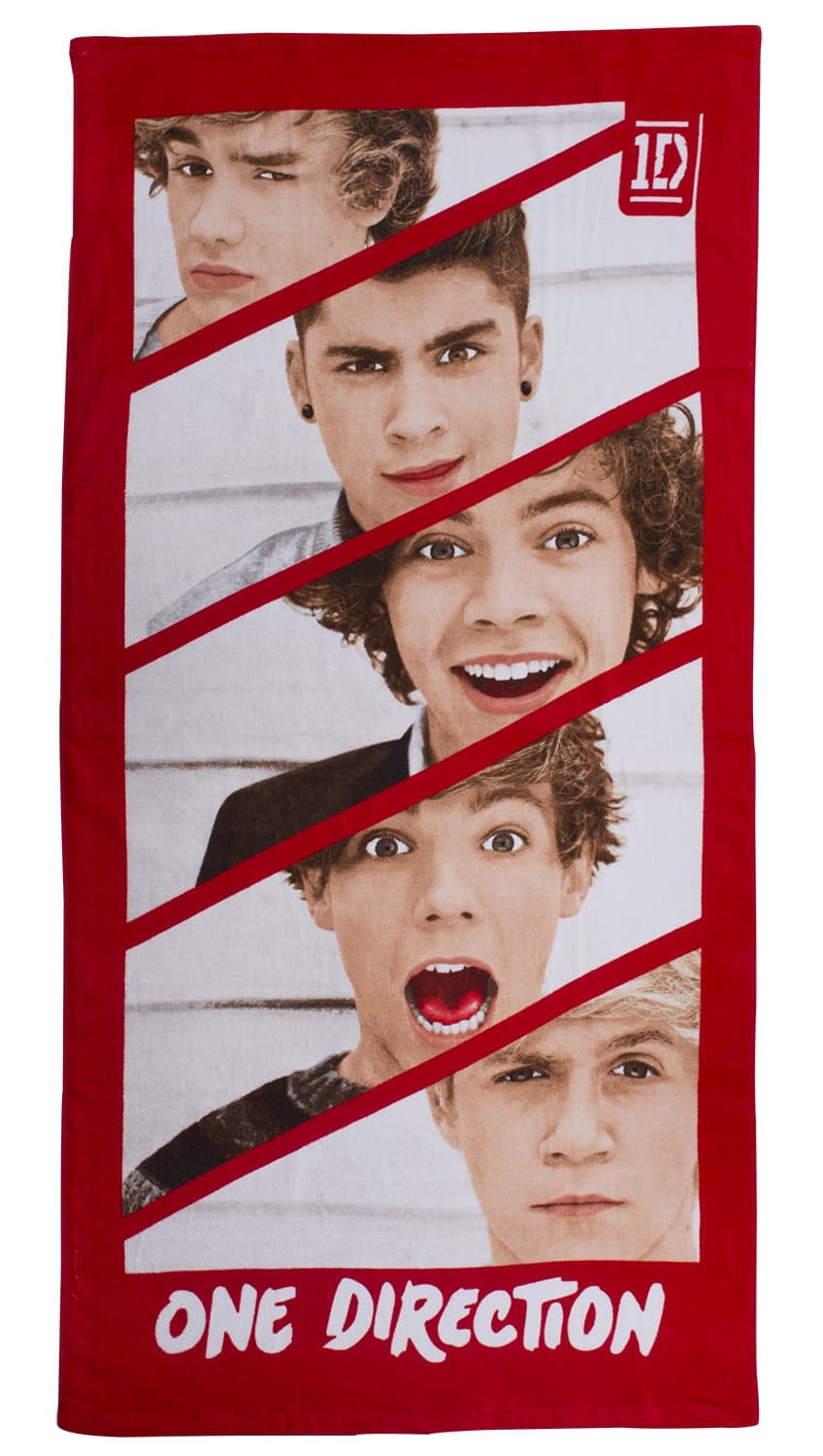 One Direction 'Boyfriend' Brands Beach Towel Printed