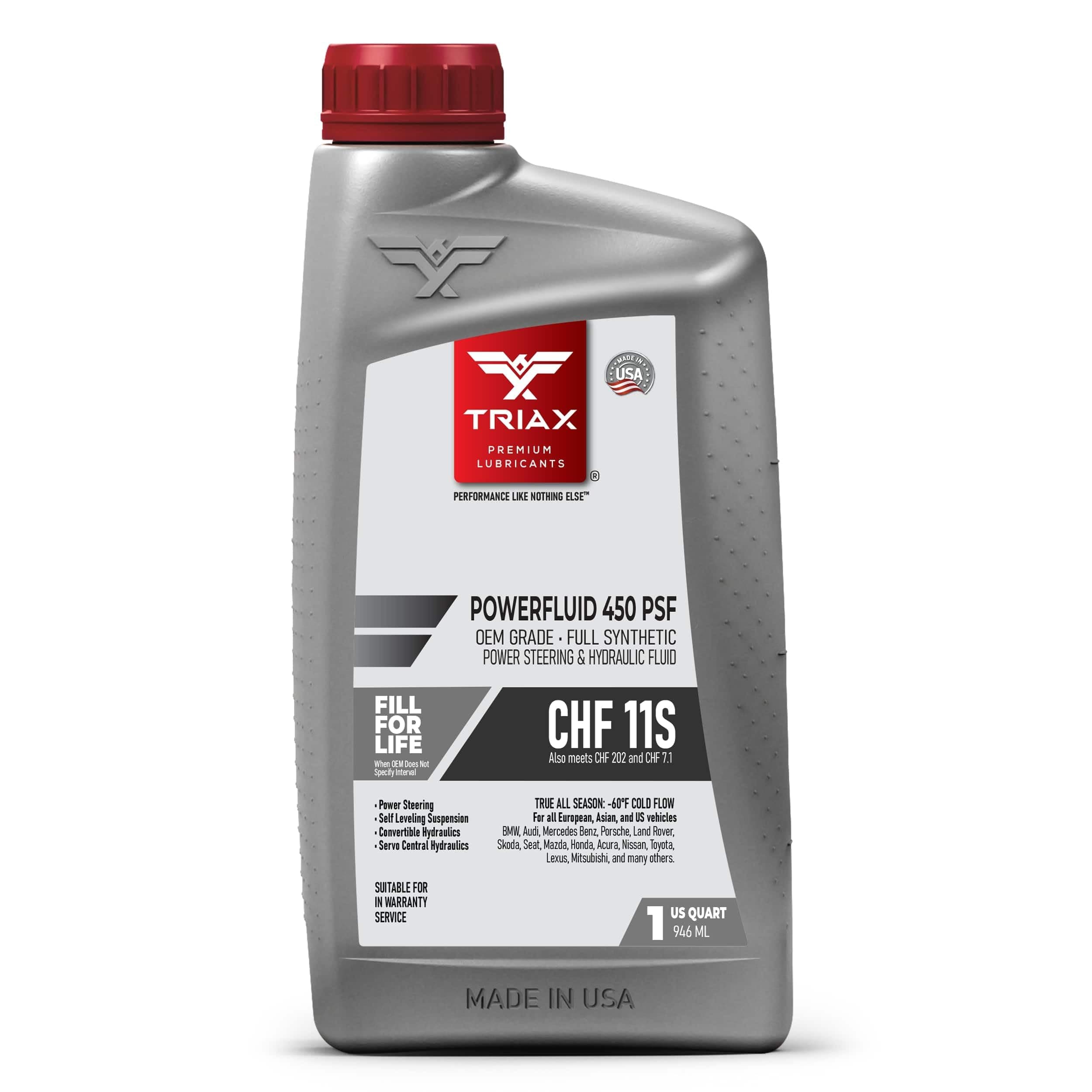 POWERFLUID 450 CHF 11S, CHF 202 & CHF 7.1 SPEC - OEM Grade | Power Steering | Hydro-Pneumatic Suspension | Central Locking | Traction Control | All European Cars (1 Quart)