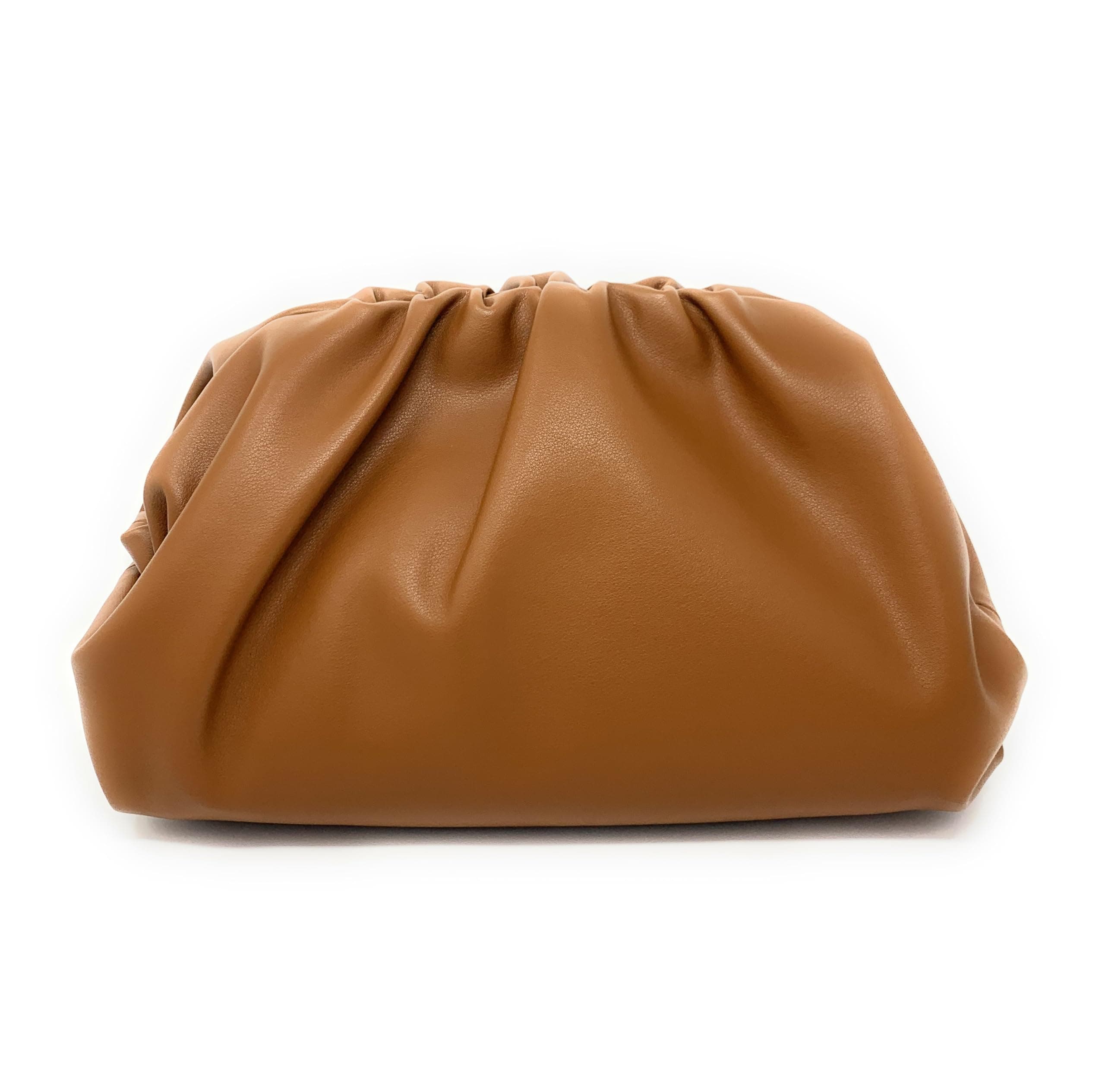 ACTLURE Women Genuine Cowhide Leather Clutch Pouch Hand Carry Evening Purse Handbag