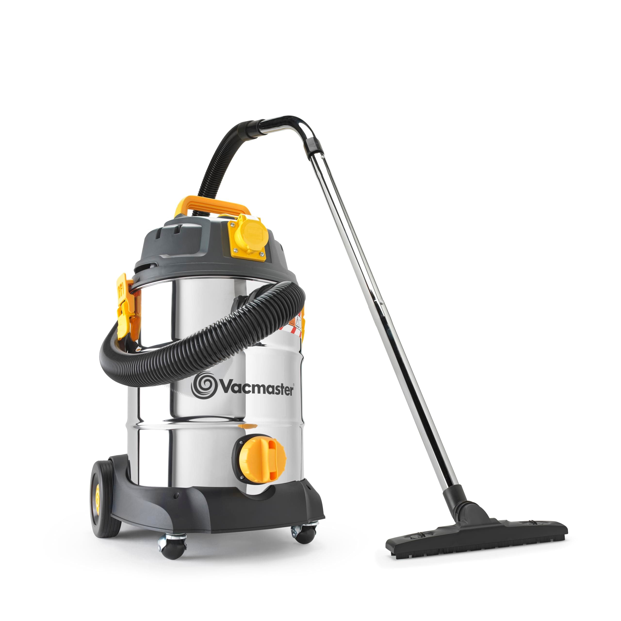 Vacmaster Stainless Steel HEPA 13 Canister Vacuum