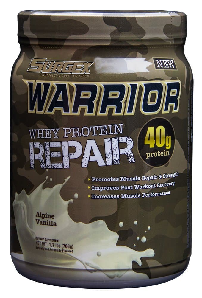 Surgex Warrior Repair Blend, Vanilla Storm, 1.7 Pound