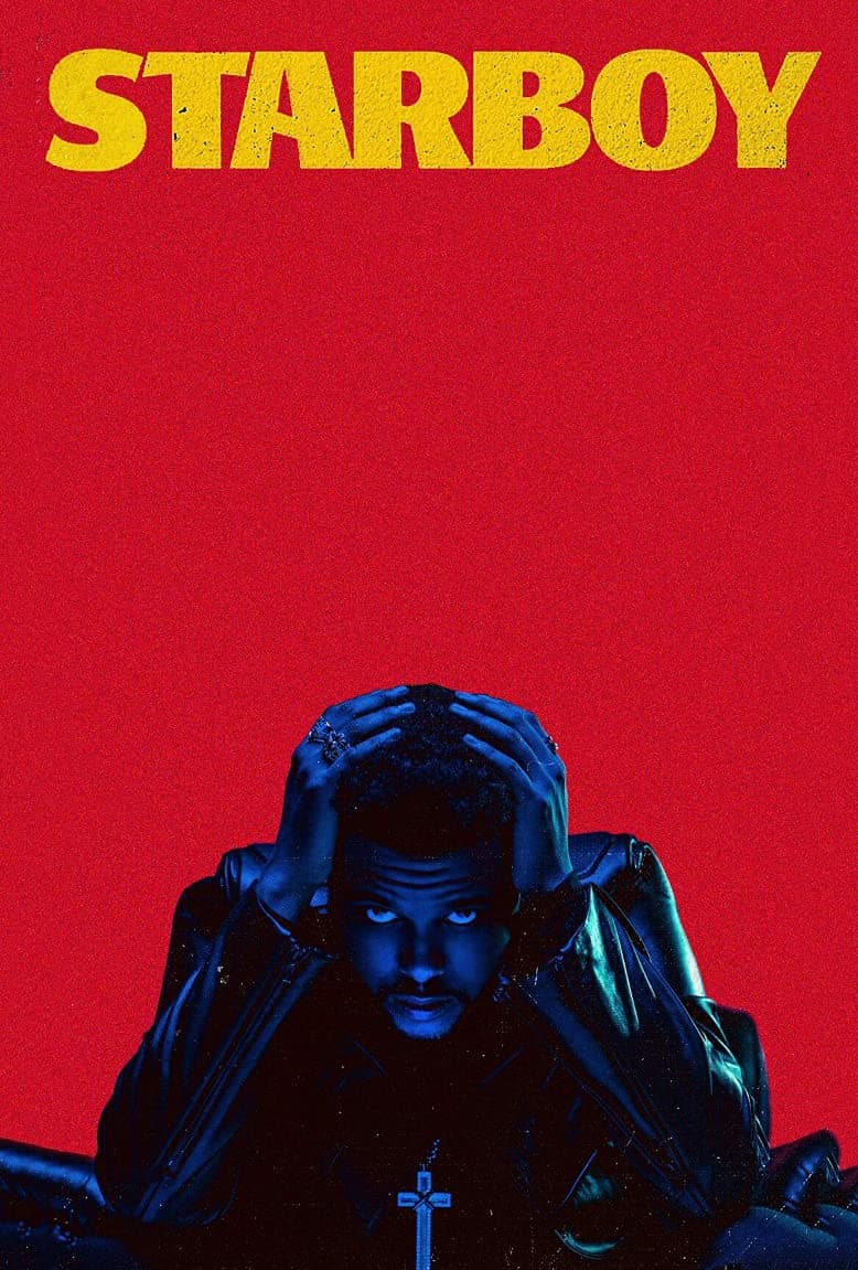 Bharat Udyog The Weeknd Poster - Starboy Music Artists Wall Sticker 300 Gsm Art Card Paper Print Artwork Printed (13x19 inch)