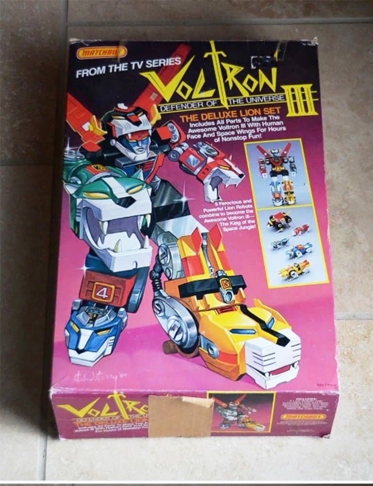 Matchbox Voltron Defenders of the Universe Deluxe Lion Set