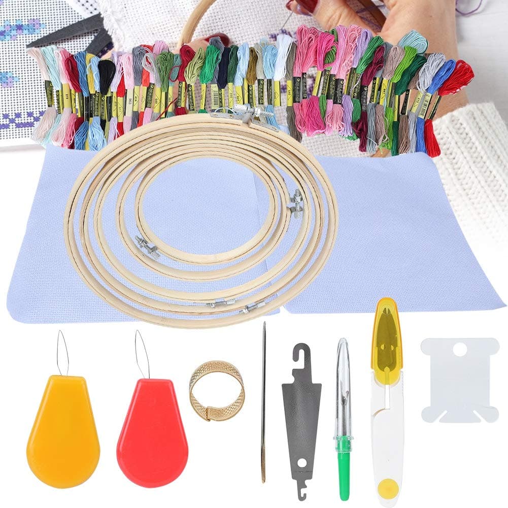 【2021 New Year's Special】Practical Wear-resistant Embroidery Kit, Generous Corrosion-resistant Durable Use Embroidery Set, Ingenious DIY Design for Sewing Embroidery