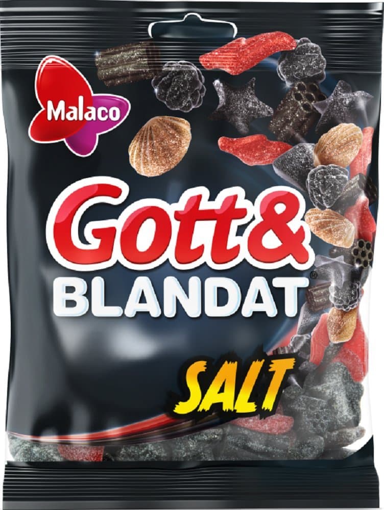 Gott & Blandat Salt – Liquorice Mix 150g