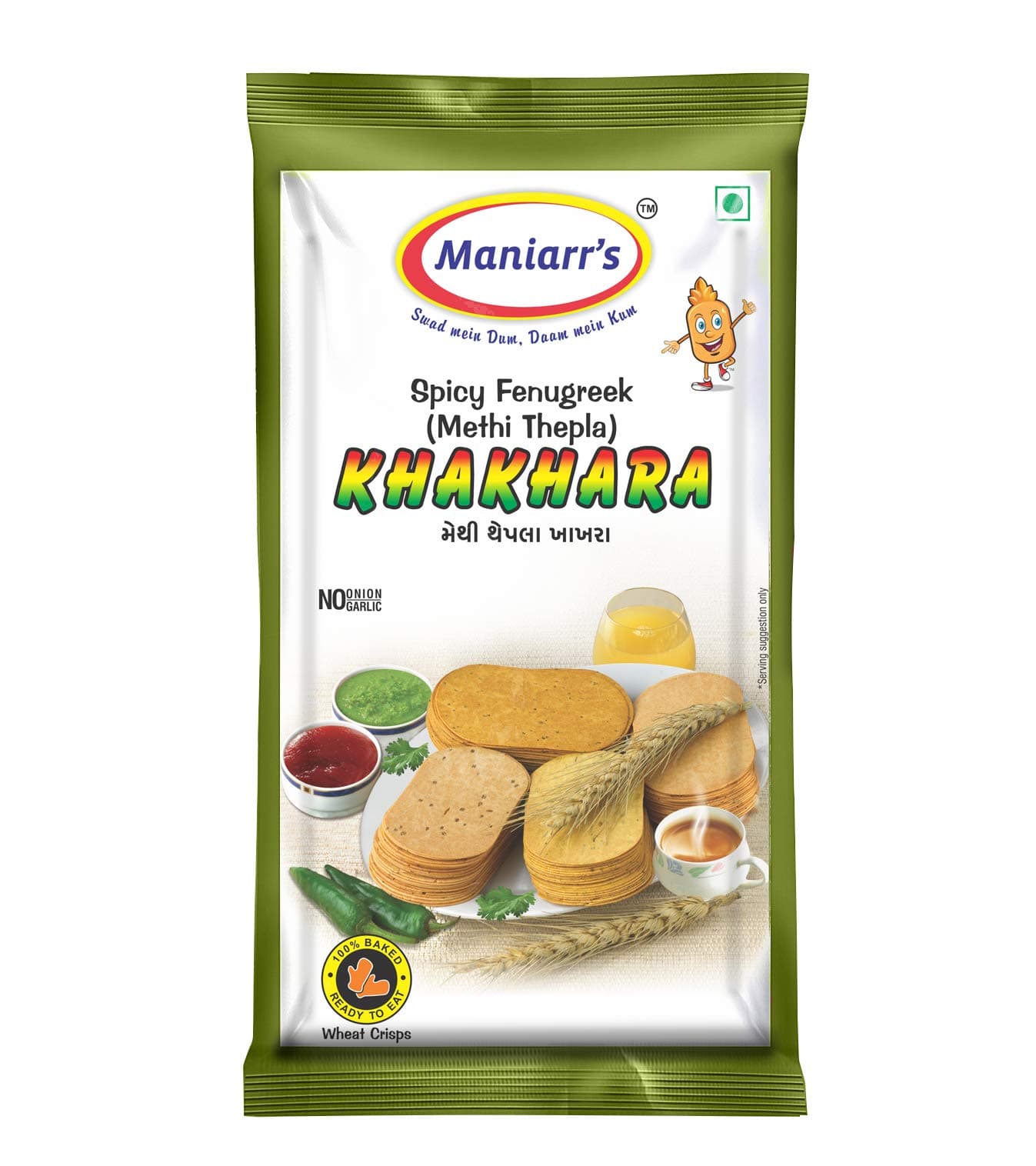 Maniarrs Methi Thepla Khakhara (16 Packs)