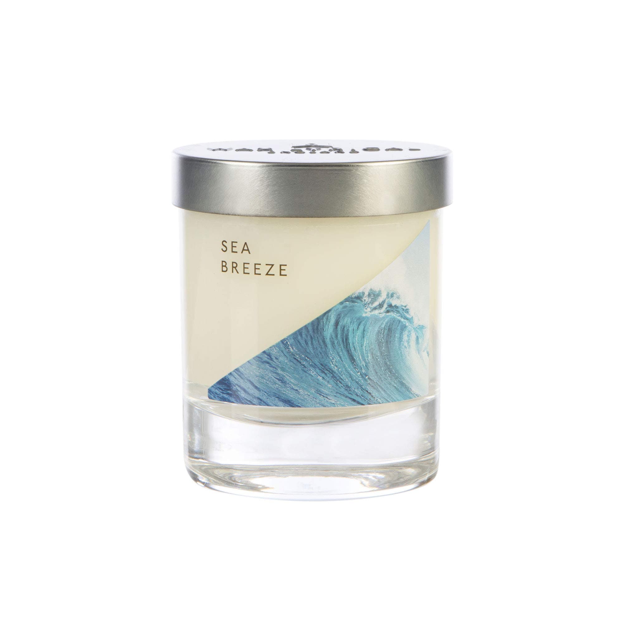 Sea Breeze Small Candle, Up to 35hrs, Ivory