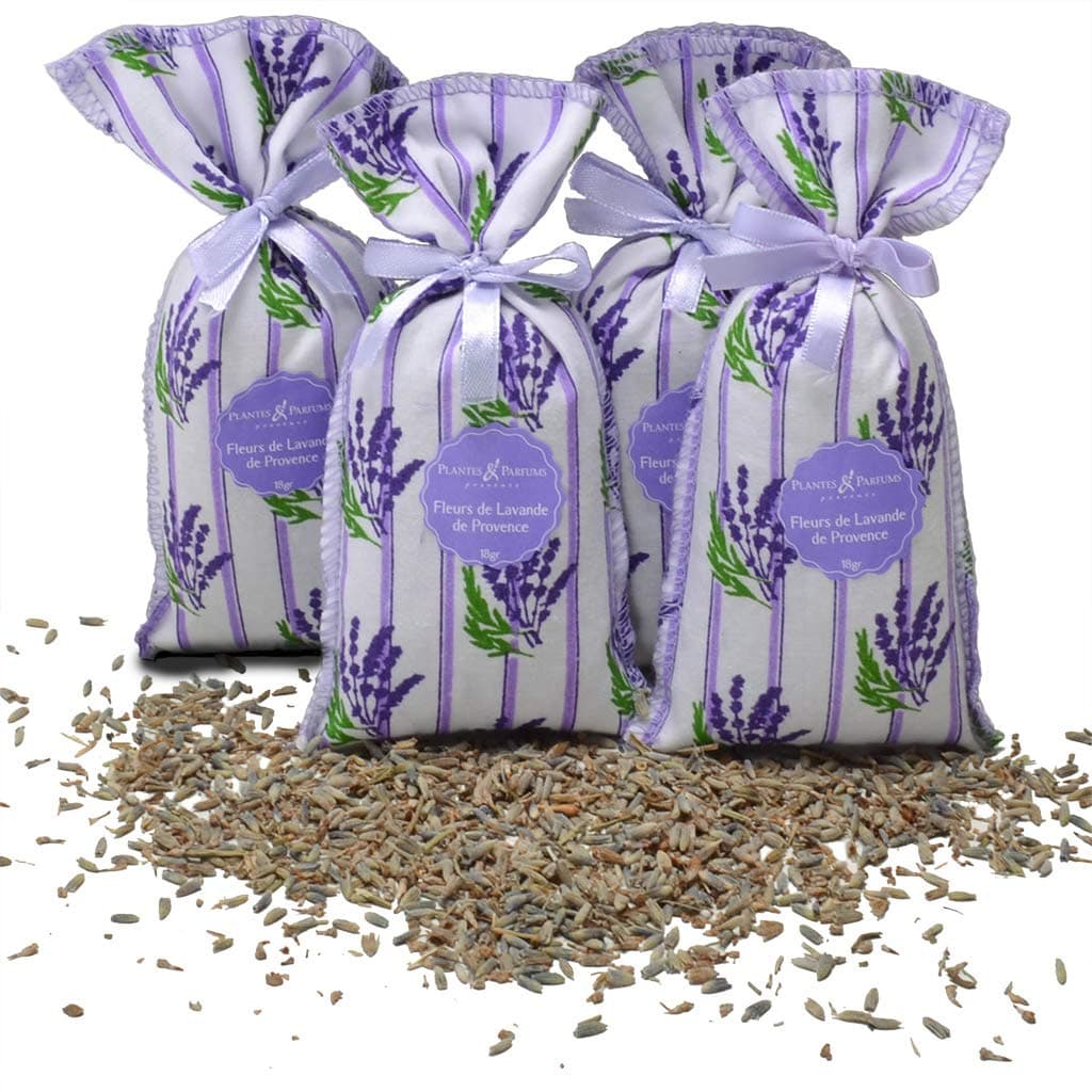 Divine Yoga Shop French Lavender | Natural Lavender Bag | Authentic dried Lavender Flowers | Lavender Sachet for Home Fragrance | Lavender for Sleep | Perfect as a gift | 1 Bag of 18 grams