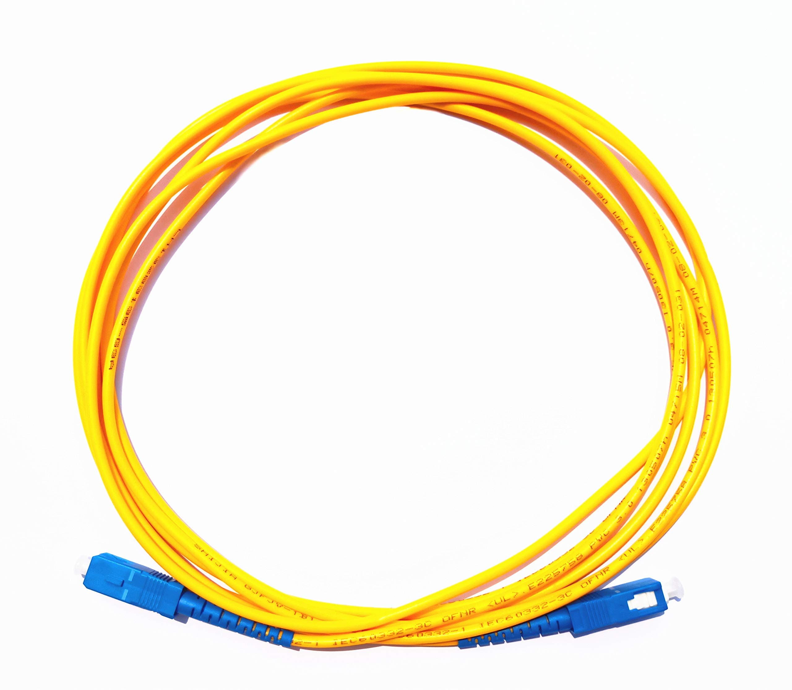LianShiSC SC Single Mode Cable Fiber Optic Patch SC to SC Optical Connector 3m 5m 10m 15m (3M)