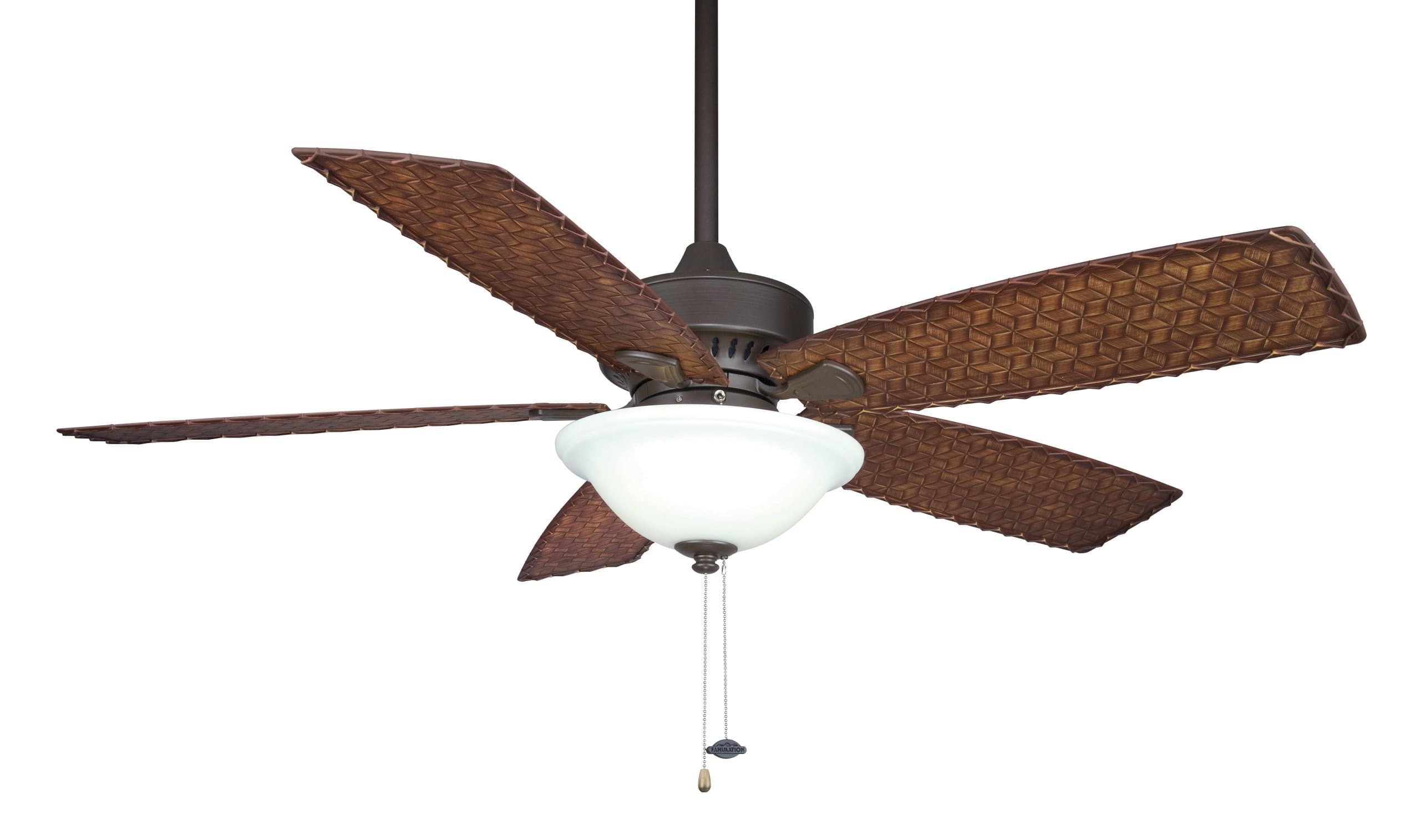 Fanimation FP8011OB-220 220-volt Cancun Fan, Oil Rubbed Bronze