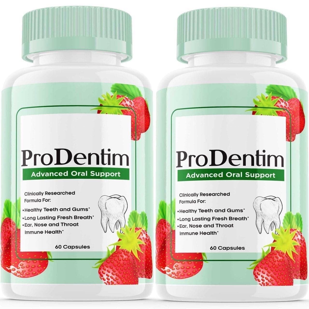 (2 Pack) Prodentim, Pro Dentim, Prodentim for Gums and Teeth, Prodentim Advanced Oral Probiotic Dental Health Support Supplement (120 Caspsules)