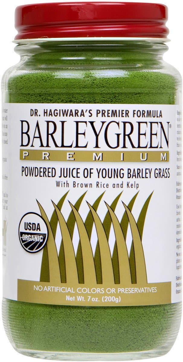 YH International Barleygreen Premium Dr. Hagiwara's Barley Grass with Kelp (3 pack) Certified Organic by USDA