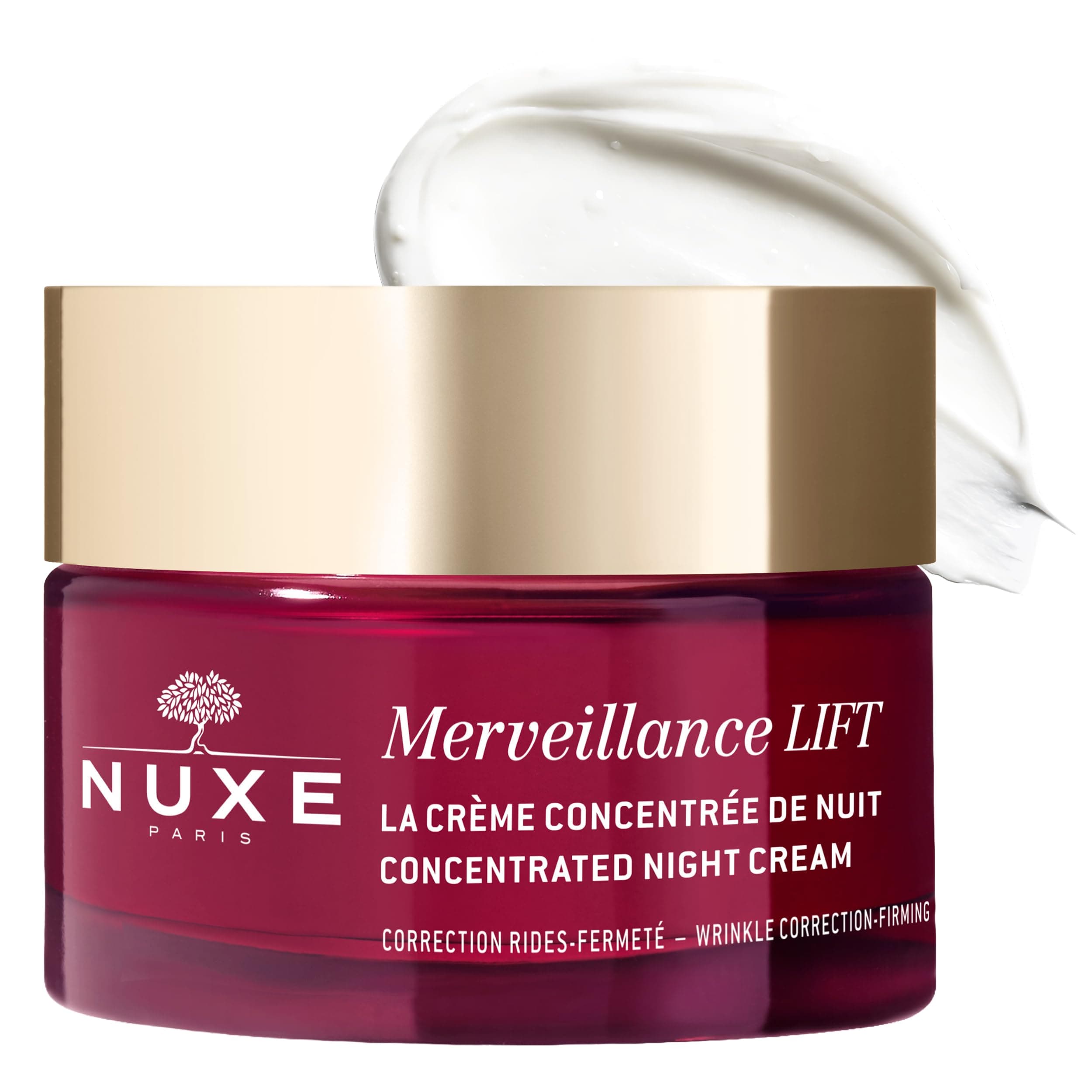 – Merveillance Lift Concentrated Night Cream 50ml, Firming Night Cream, Smooths Wrinkles & Boosts Skin Elasticity, For Rested & Lifted Skin by Morning, Vegan Formula