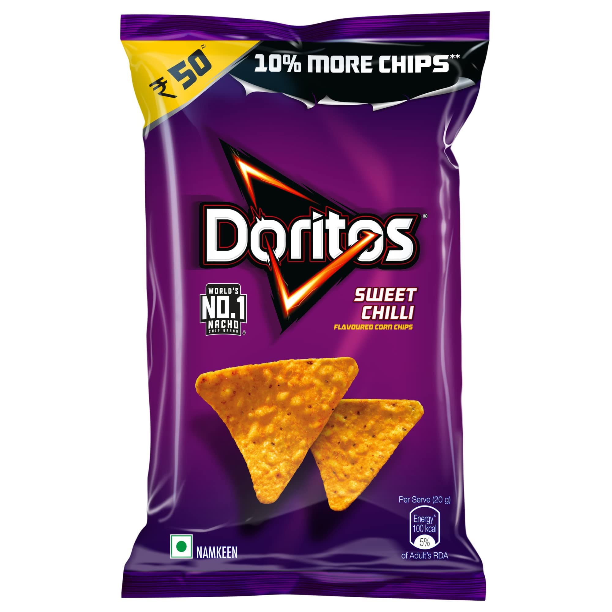 Doritos Sweet Chilli, 75 gm/82.5gm