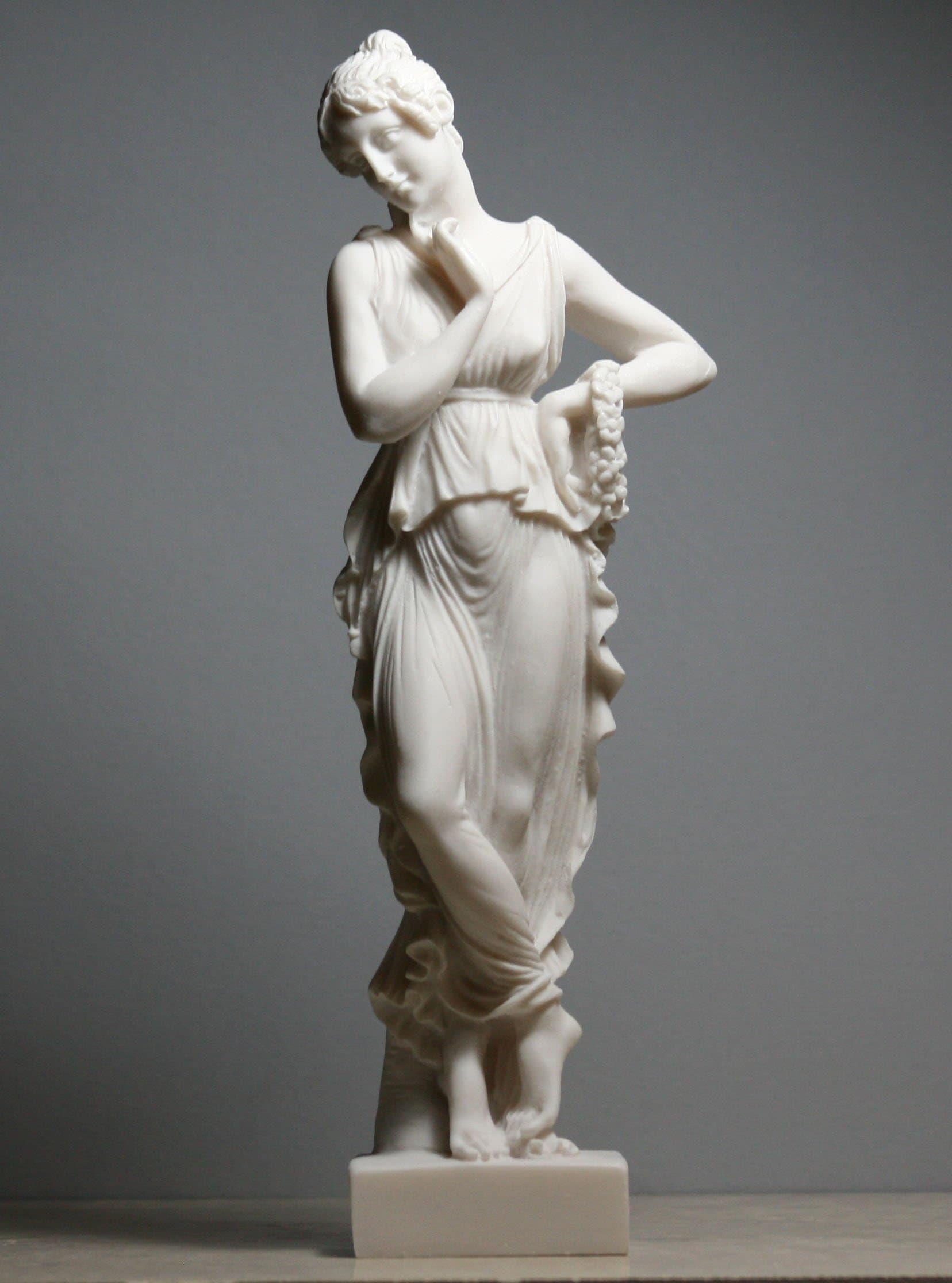 The Dancer Museum Copy Antonio Canova Handmade Female Sculpture Statue 9.8 inches