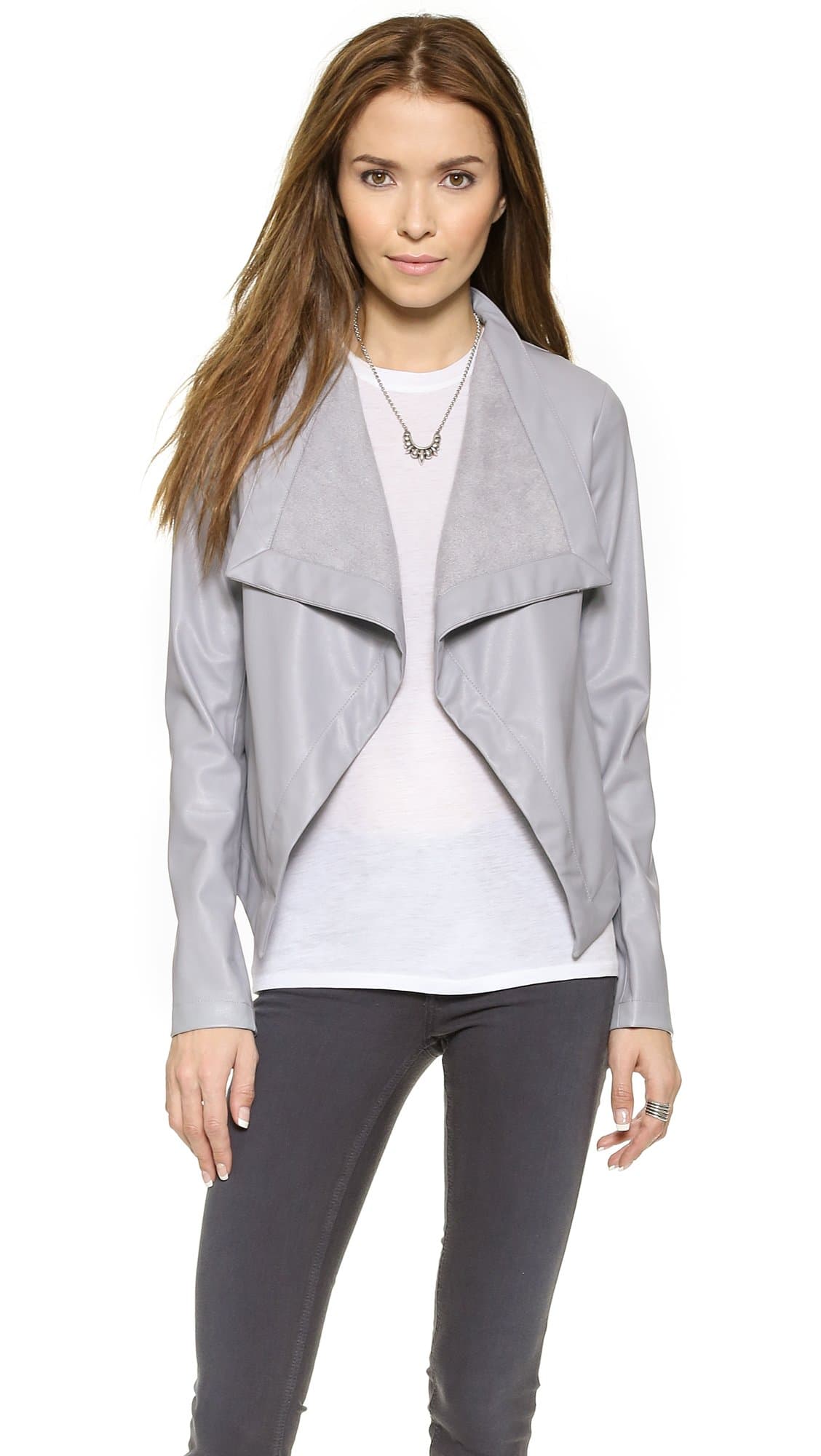 BB Dakota Women's Lillian Drapey Front Jacket