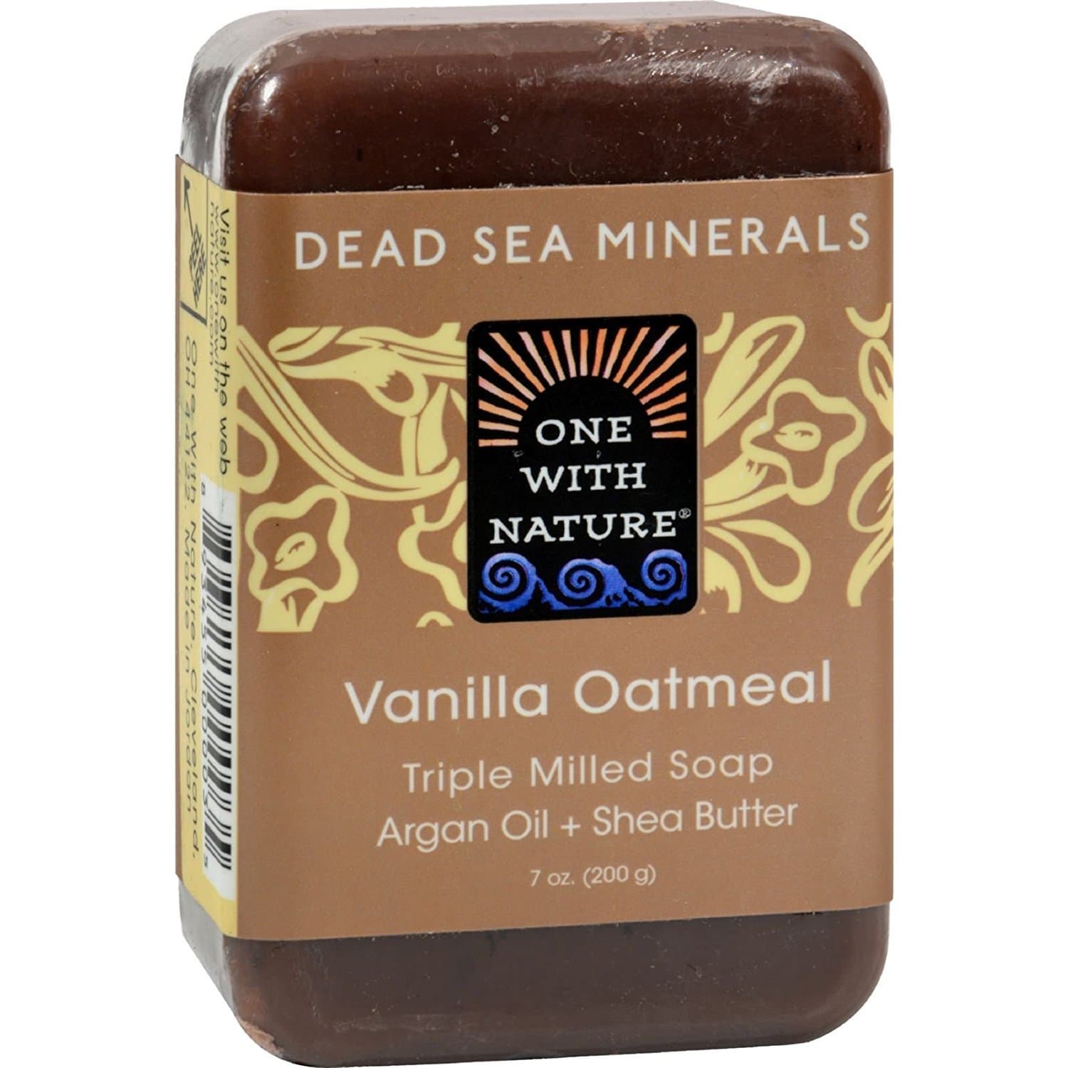 Dead Sea Mineral Vanilla Oatmeal Soap - 7 oz (3 Pack)