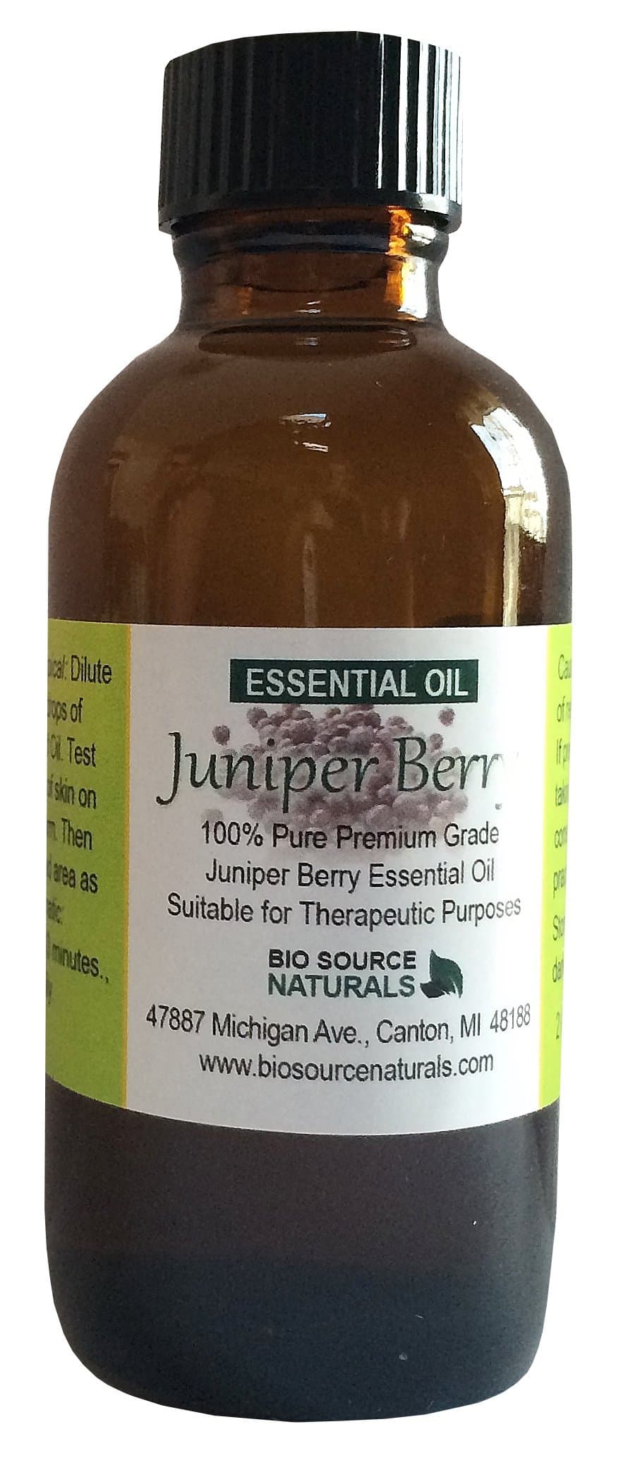 Juniper Berry (Juniperus communis) Pure Essential Oil 4 fl. oz / 120 ml - Therapeutic Quality, GC Verified, 100% Pure, Undiluted, Concentrated