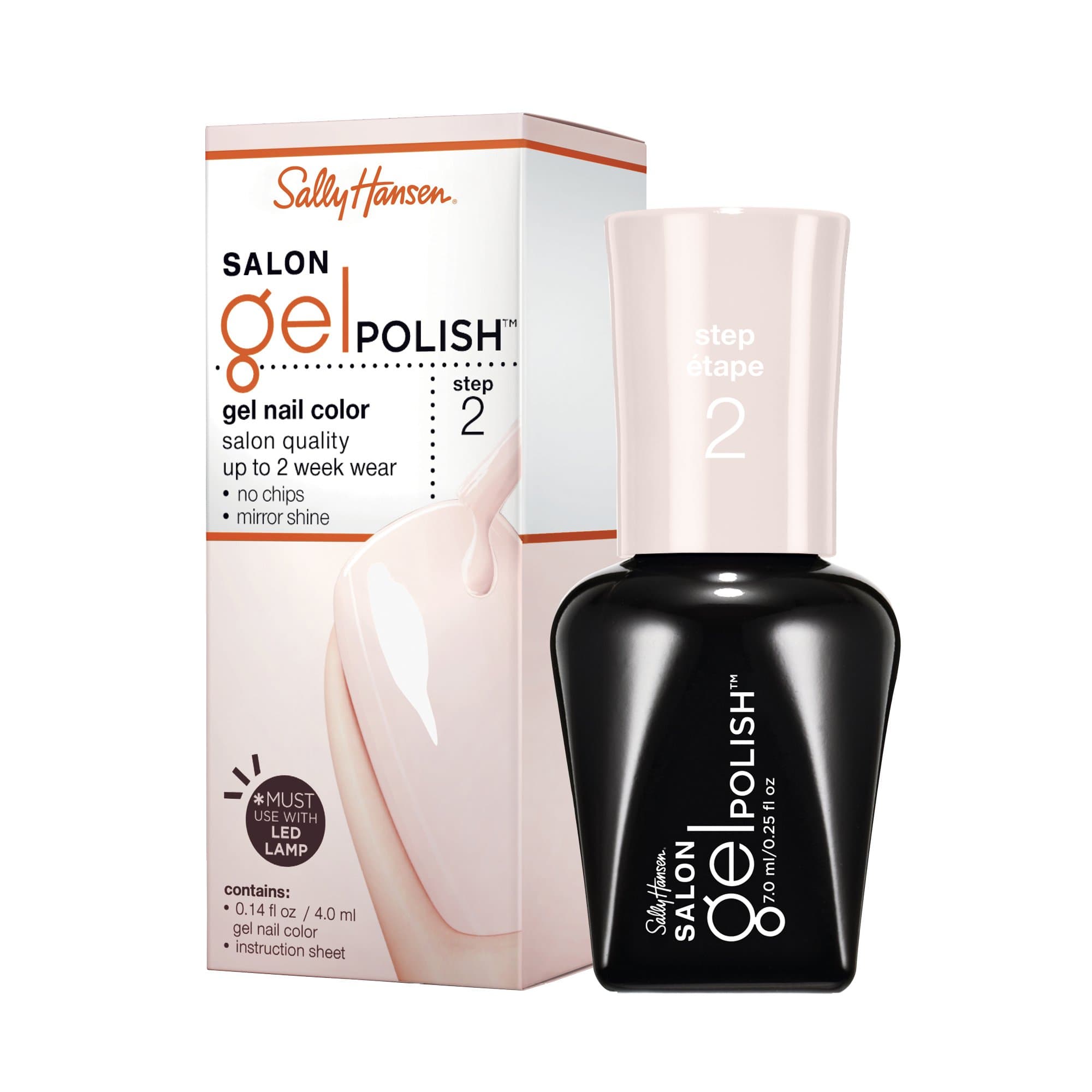 Sally HansenSalon Gel Polish Nail Lacquer, Shell We Dance, 0.14 Fl Oz