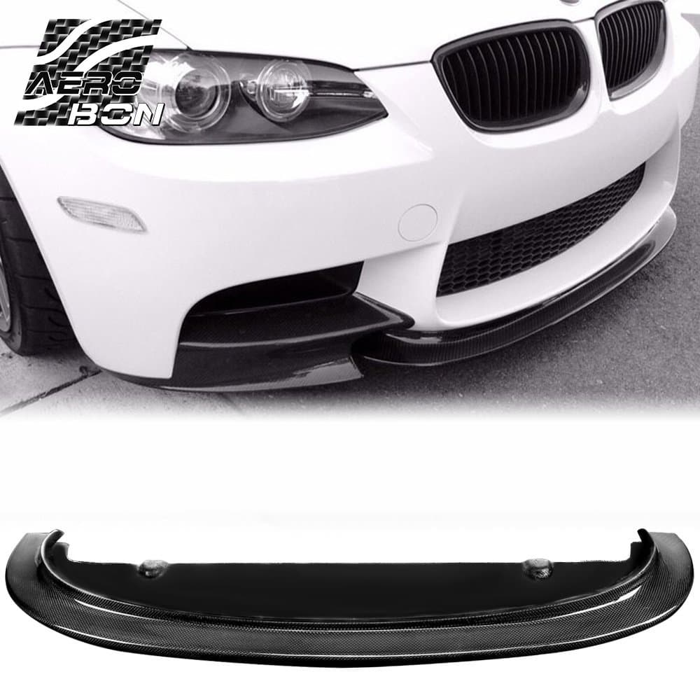 AeroBon Carbon Fiber CRT Style Front Bumper Lip Spoiler For E90 E92 E93 M3 2008-2013
