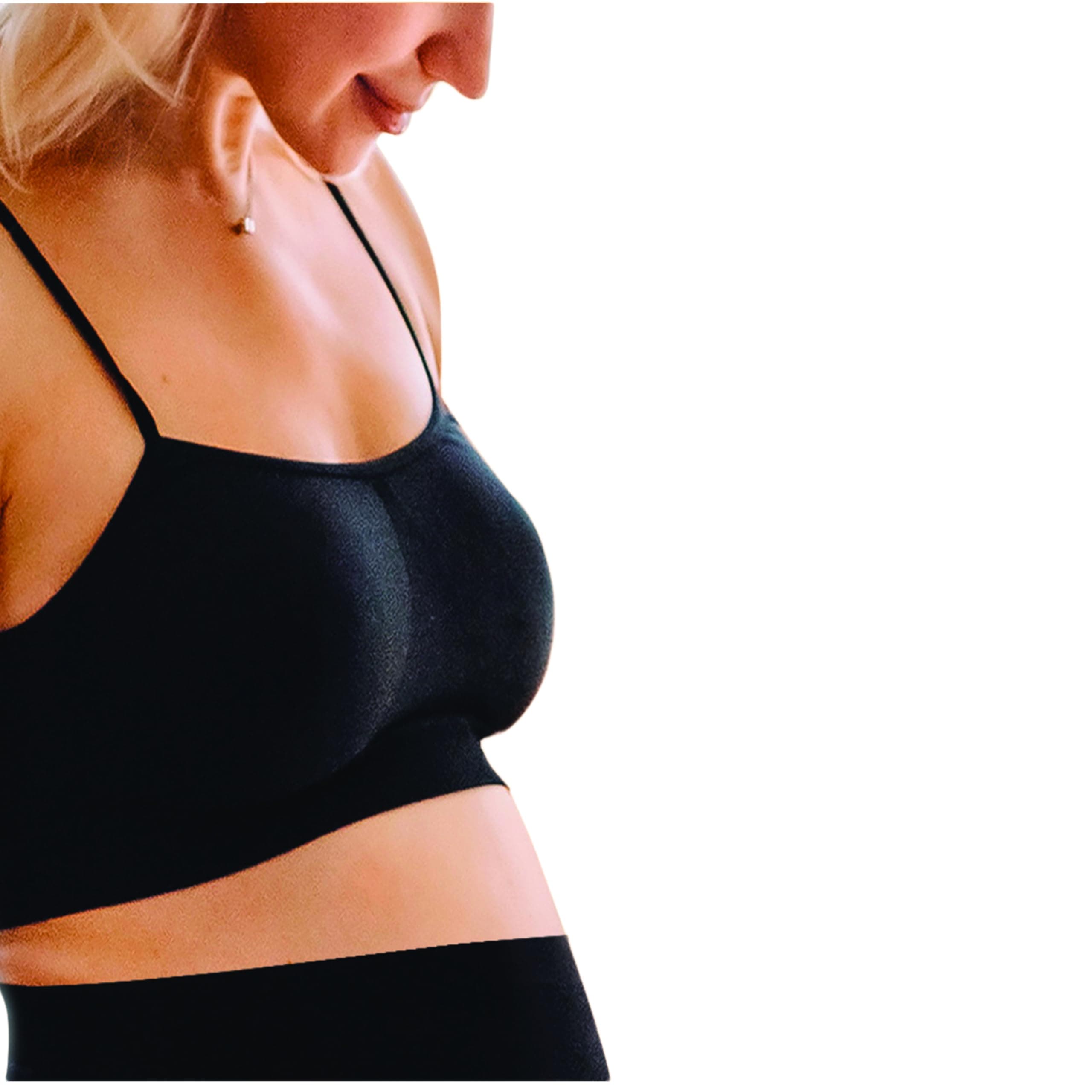 LytessAnti-Stretch Mark Nursing Bra,White, S/M