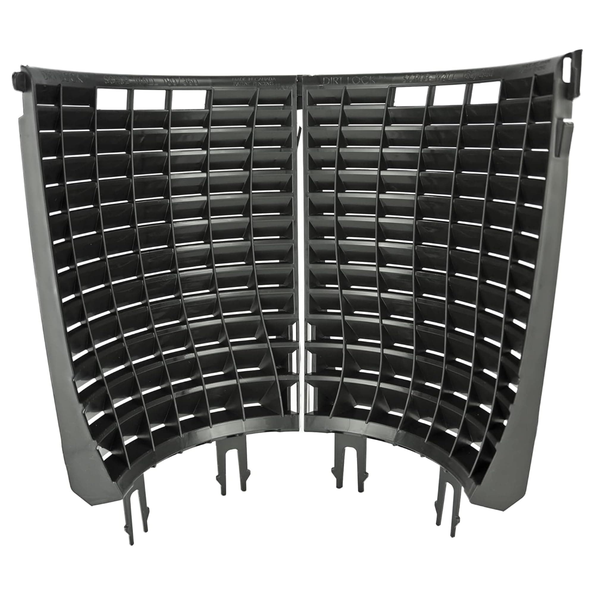 Dirt Lock Scrub Wall 180/360 for Car Wash Bucket Filter Washboard (Black)
