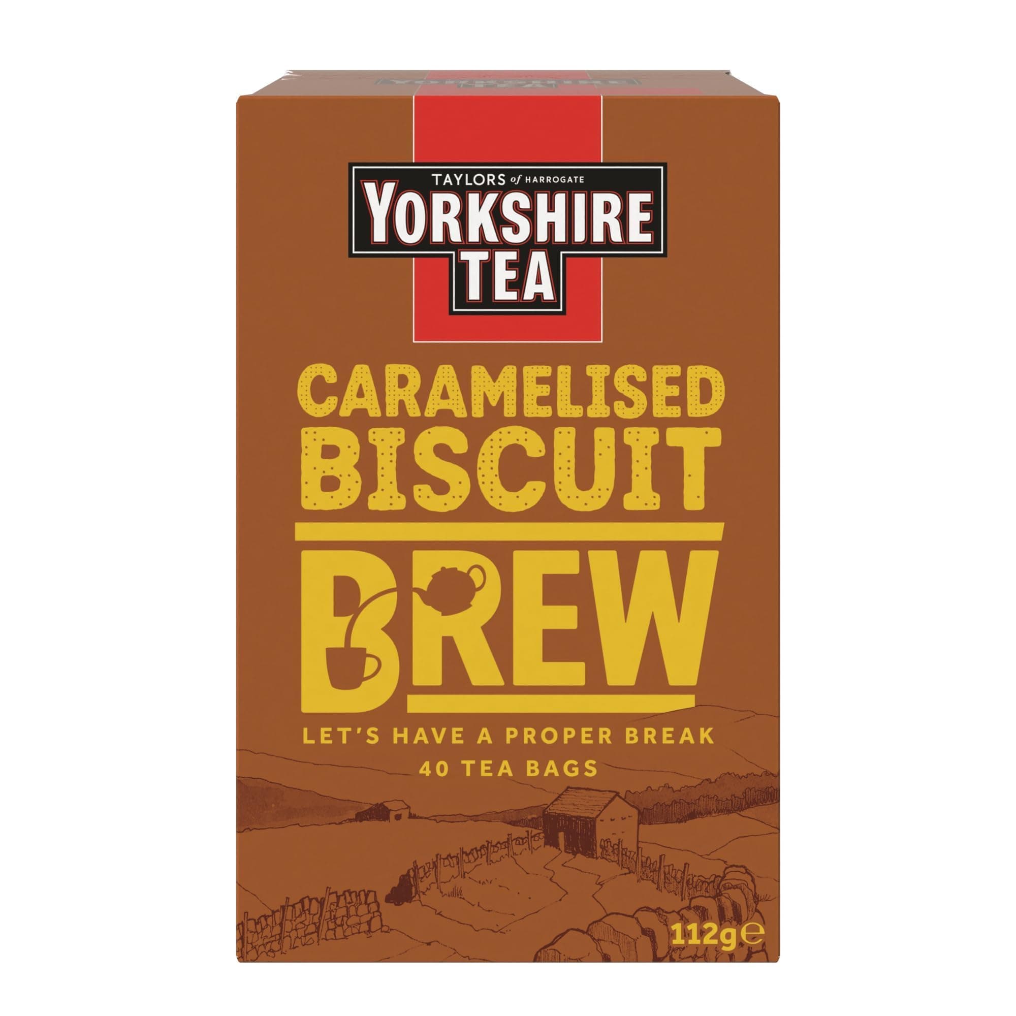 Caramelised Biscuit Brew Flavoured, 40 Tea Bags