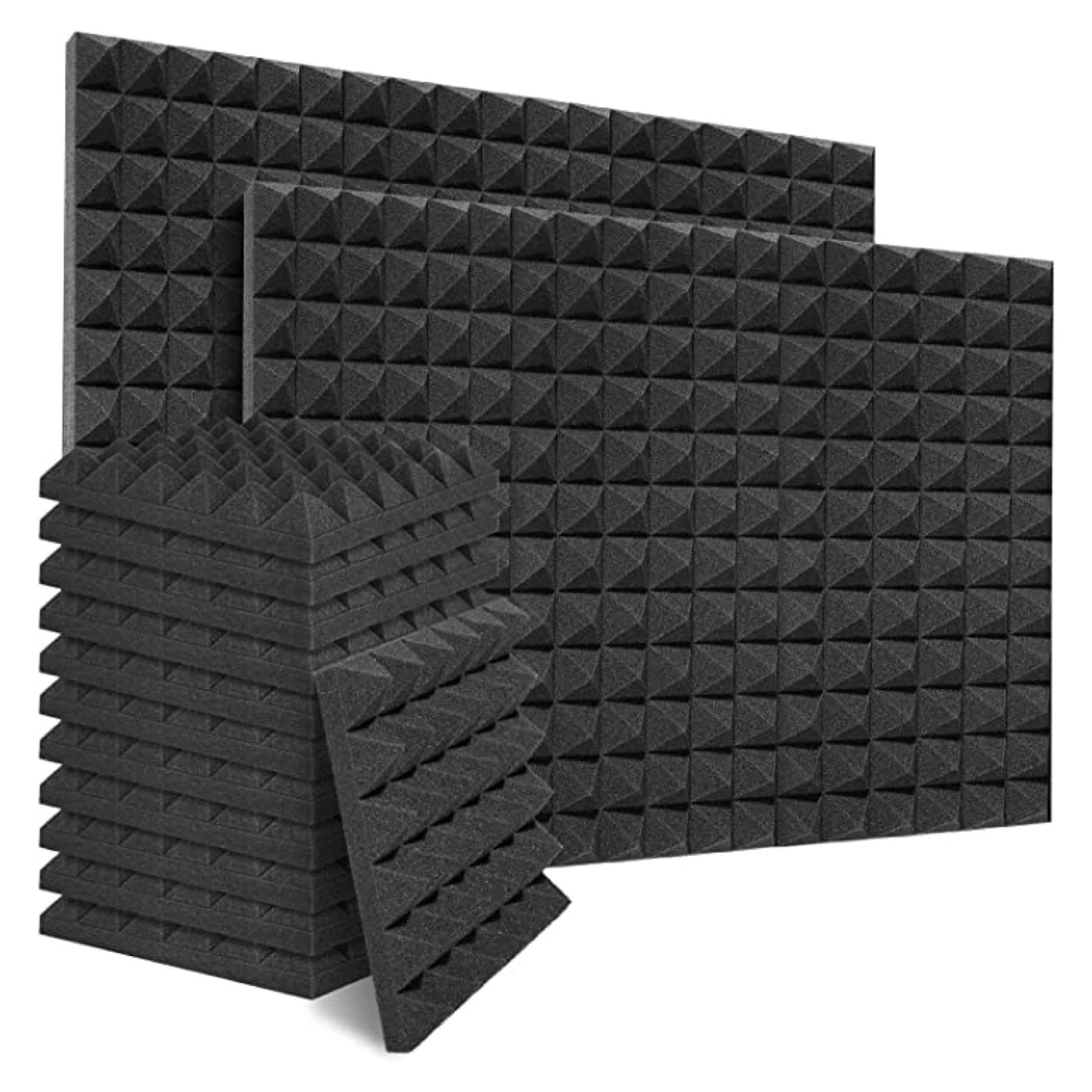 YGM Acoustic Foams® Turbo Soundproofing Studio Acoustic Foam Panel 1'x1' - 2 inches (Set of 4)