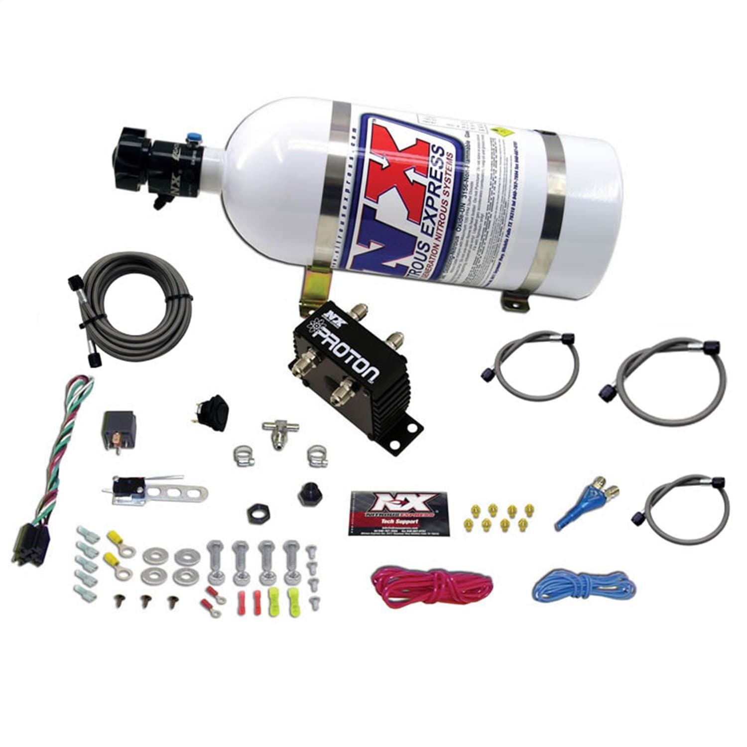 Nitrous Express 20421-10 Proton Plus Nitrous System with 10 lbs. Bottle