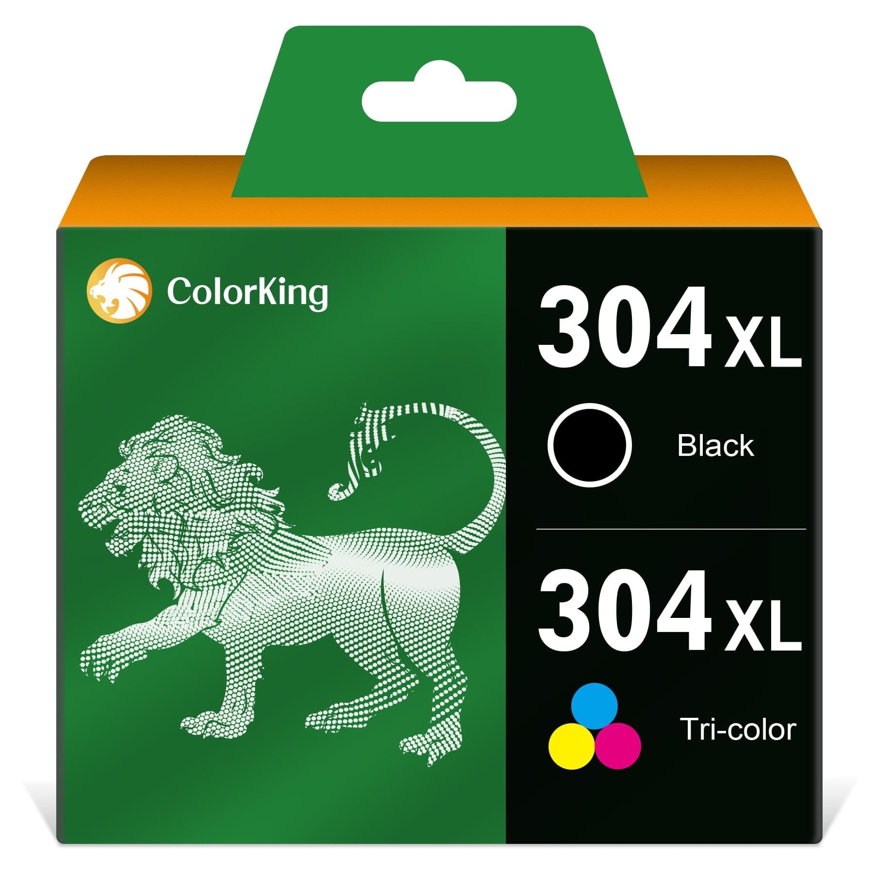 Remanufactured 304XL Replacement for HP 304 Ink Cartridges Combo Pack for ENVY 5010 5020 5030 5032 5000 DeskJet 2600 2630 2620 2622 2632 3720 3730 3735 3750 3760 3762 (1 Black, 1 Tricolour)