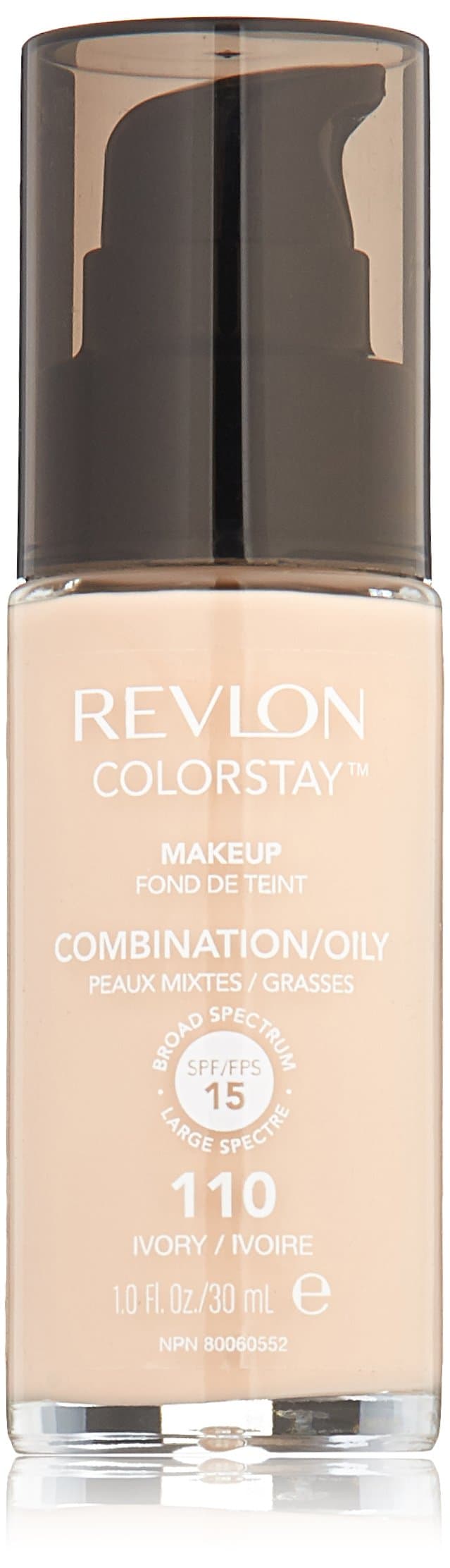 ColorStay Foundation Oily/Combination Skin by Revlon 110 Ivory SPF15 30ml by Revlon