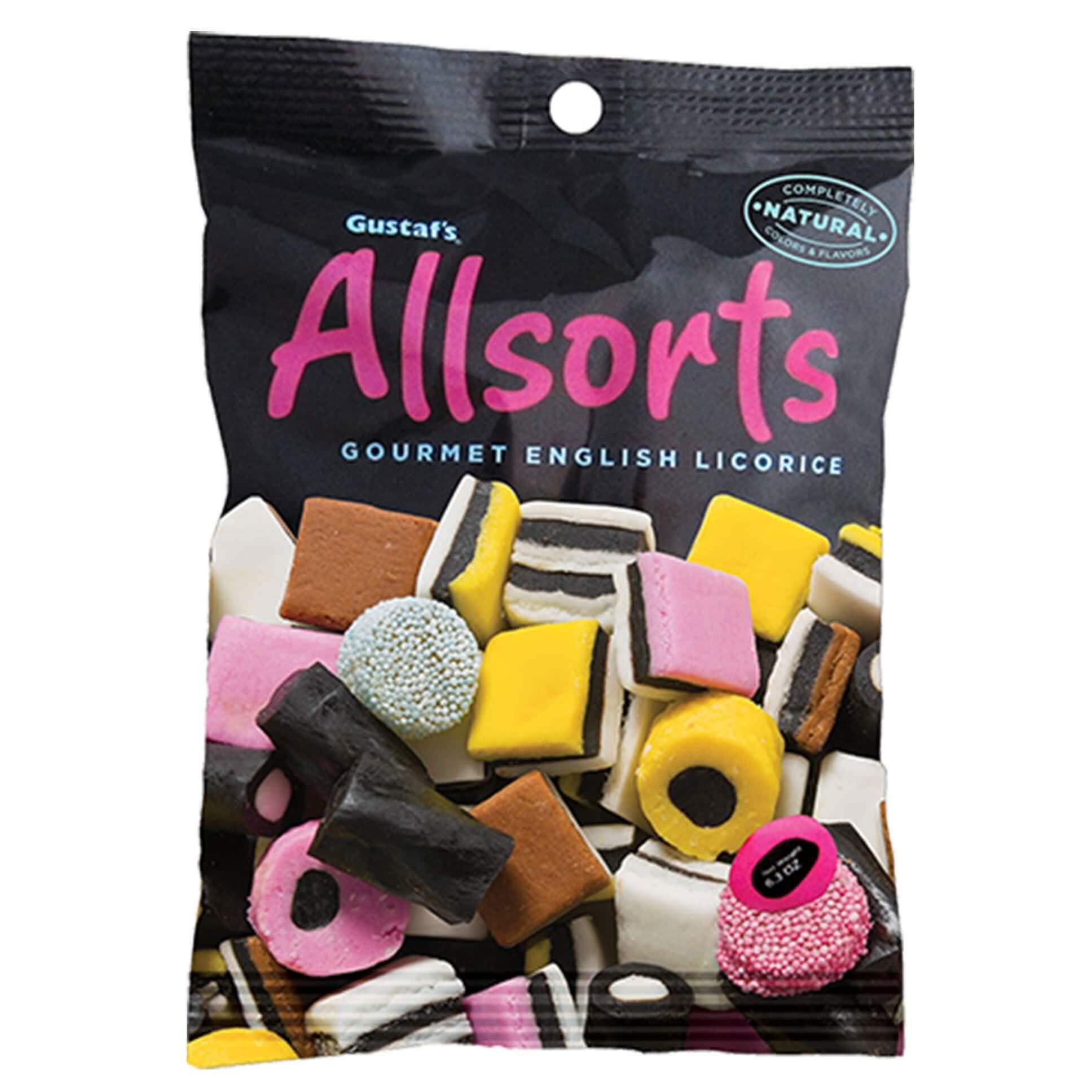 Gustaf's Allsorts Gourmet English Licorice, 6.3 Ounce bag