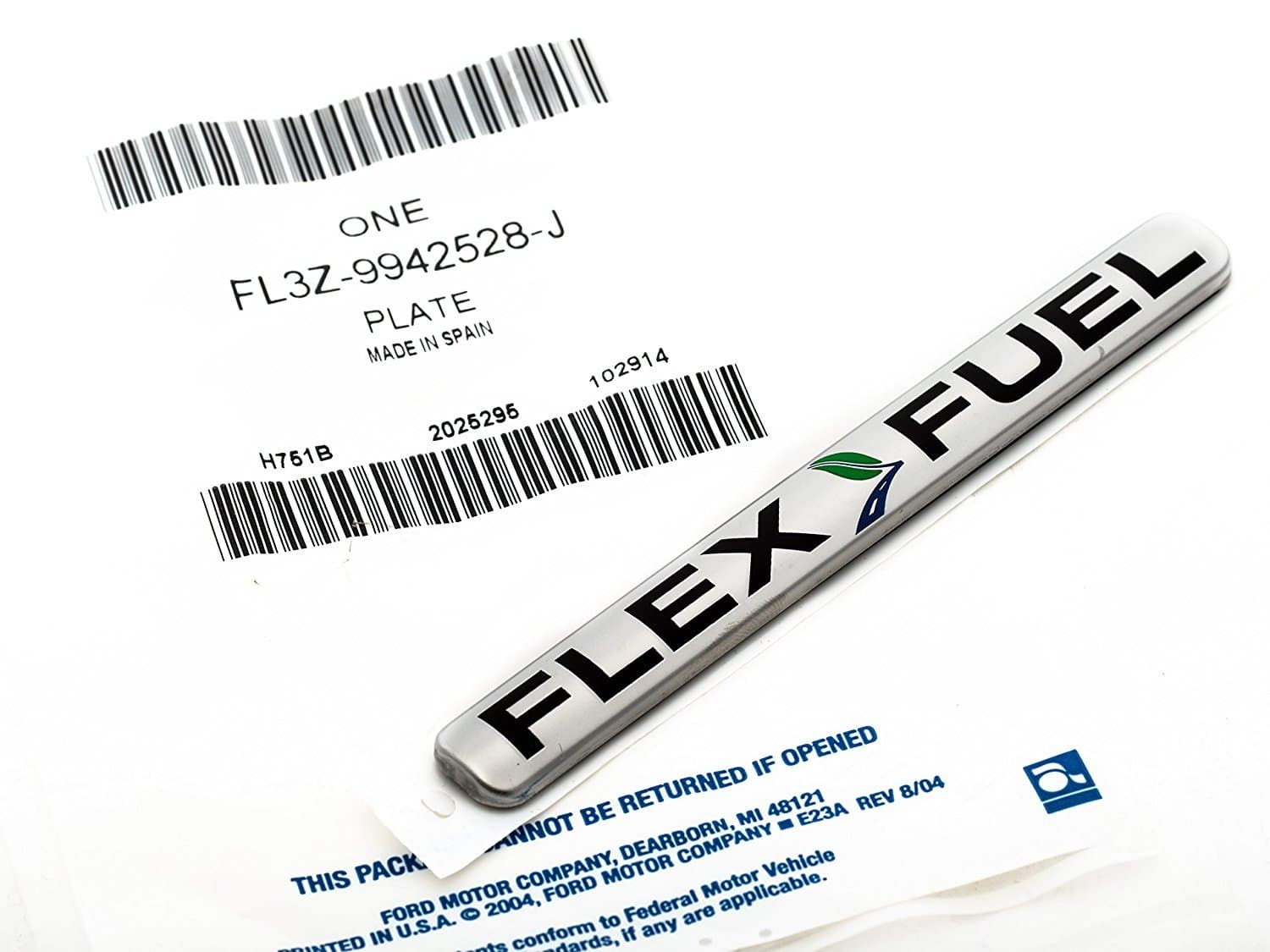 FL3Z-9942528-J Name Plate