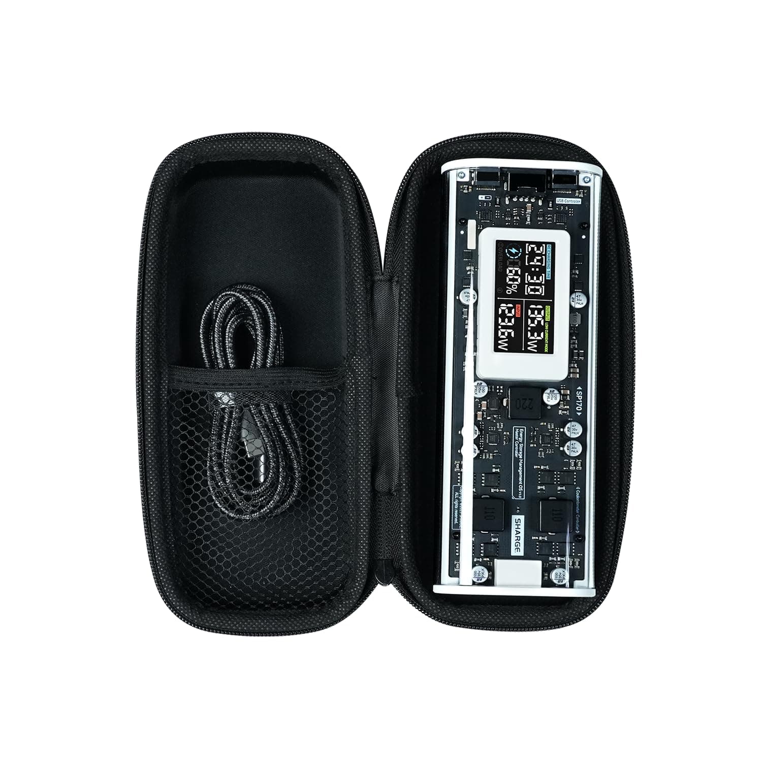 Hard Travel Case for Shargeek 170 Power Bank (Case Only)