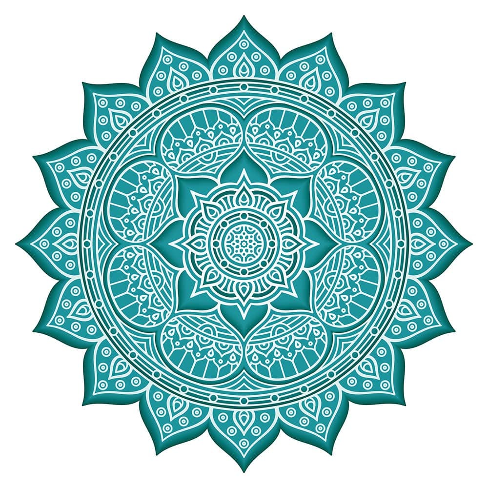 Wall Sticker Wall Sticker Mandala Flower India Morocco Ornament