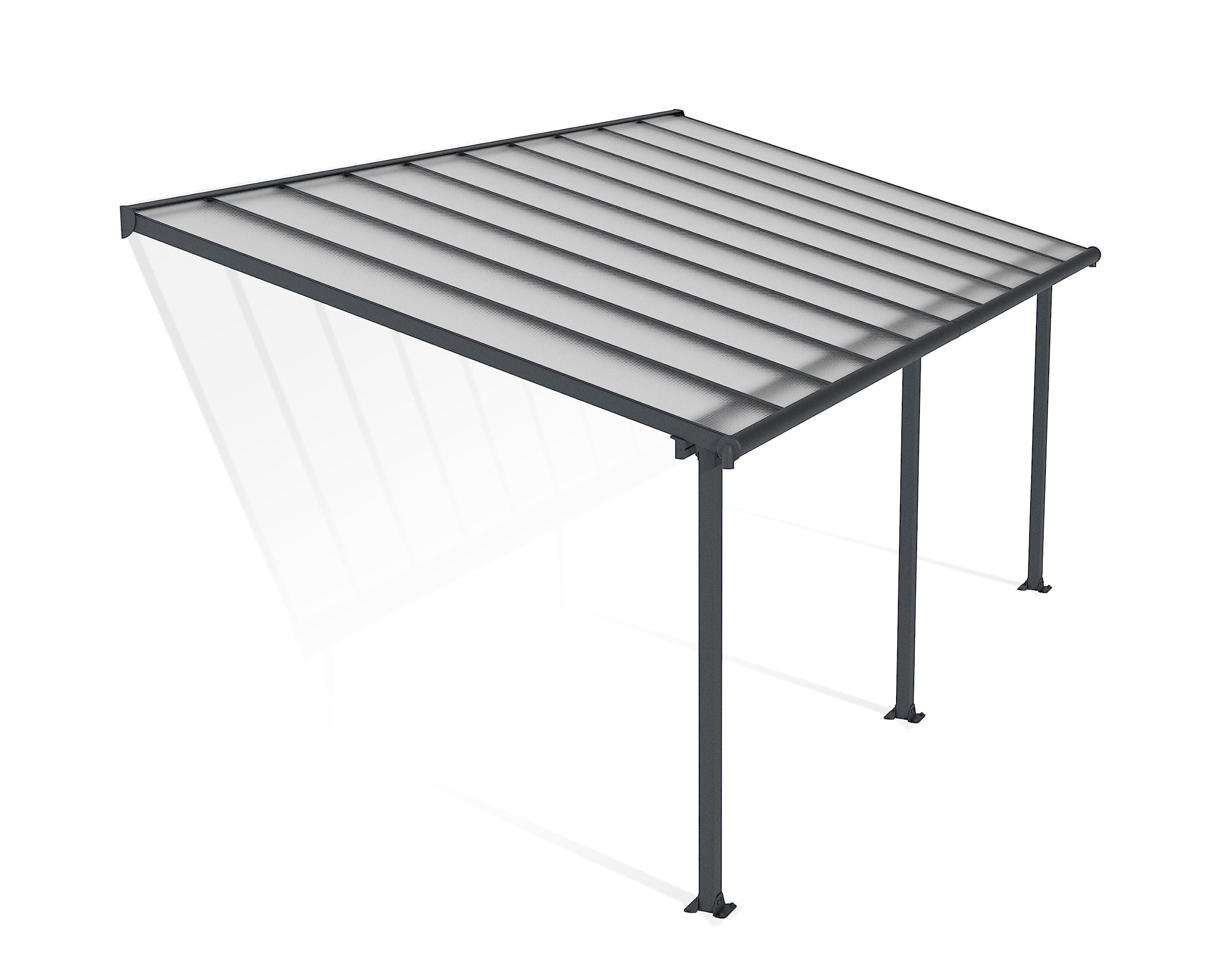 PalramCanopia Veranda Pergola Olympia Patio Cover (3x6.1, Grey)