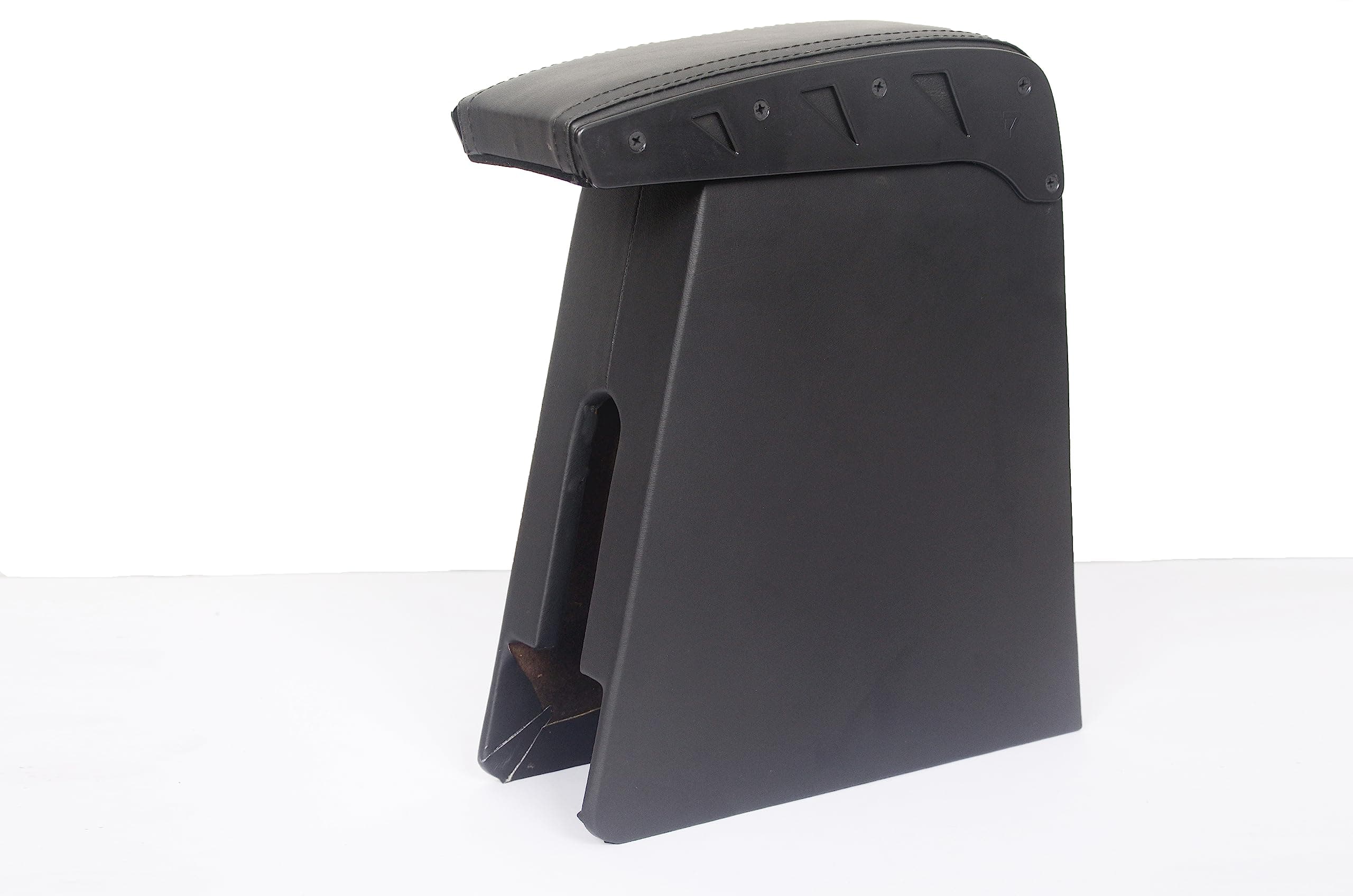 Pabla Enterprises Wooden Car Center Armrest Console COMPATABLE WITH ALTO All Models, Duster, Old Wagon-R before 2017 Model(Full Black)